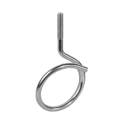 Product image for Panduit BR-2.0-1/4-20 Bridle Ring, Silver, LC Steel/Zinc Electroplate, 3.89"