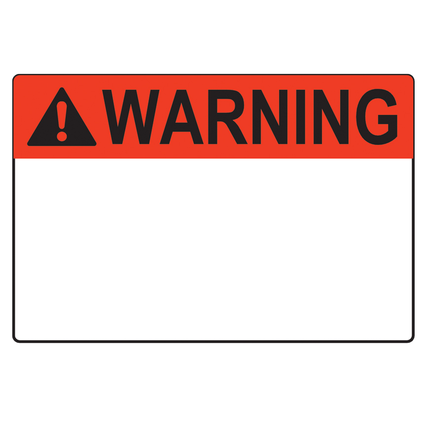 Product image for Panduit C400X600A51 Polyester Adhesive Label, 6" W x 4" H, WARNING Header, Legend Arc Flash and Shock Hazard, Orange Header with Black on White, 100 Labels per roll, 1" Core