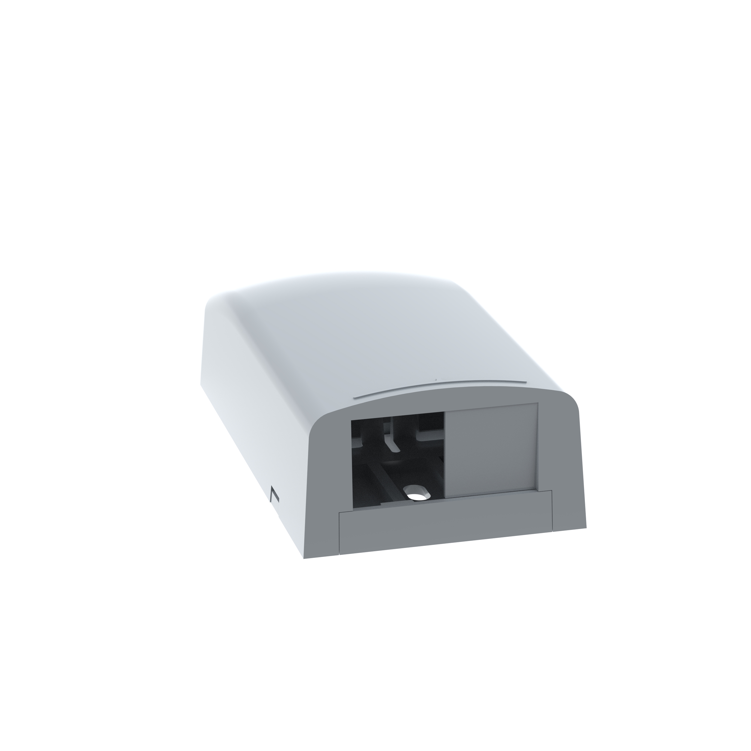 Mini-Com®, Surface Mount Boxes, Elongated, 2 port, International Gray