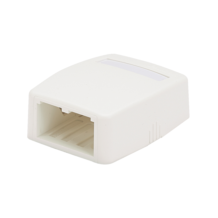 Mini-Com®, Surface Mount Boxes, Quick Release, 2 port, Arctic White