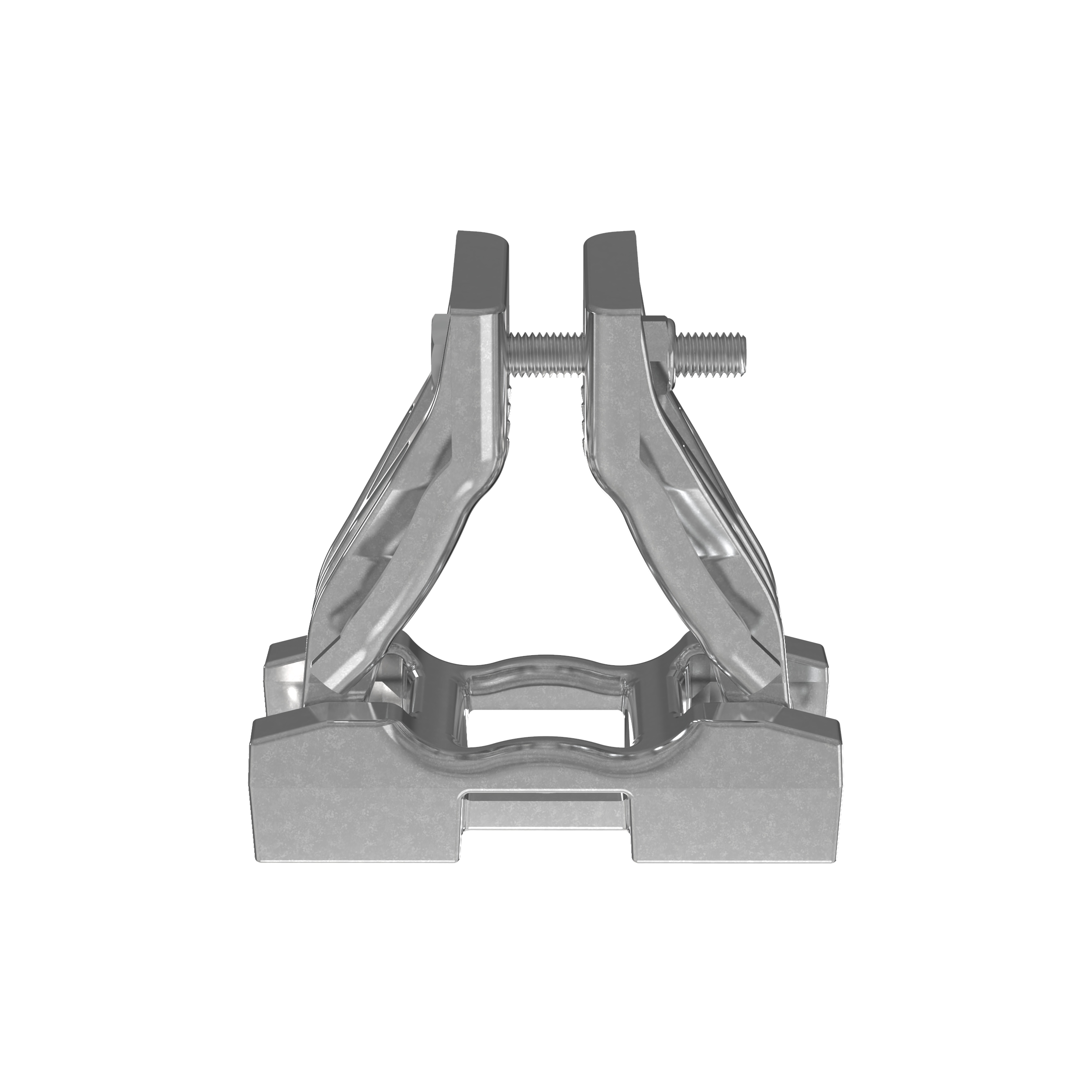 CCALTR2528-X Cable Cleat, TR Clamp Type, AL, Trefoil, 0.98-1.1in OD, PK10