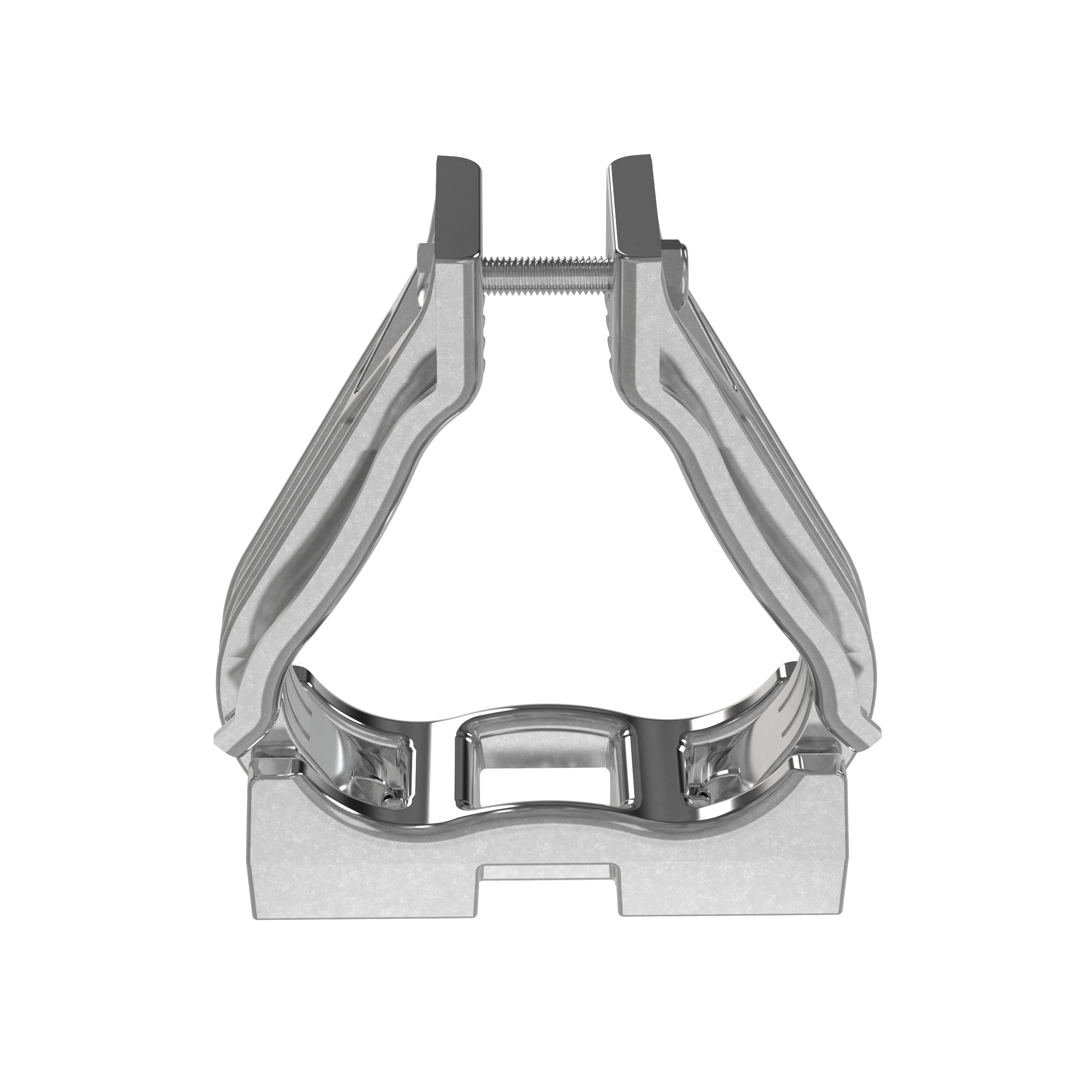 CCALTR5056-X Cable Cleat, TR Clamp Type, AL, Trefoil, 1.97-2.2in OD, PK10