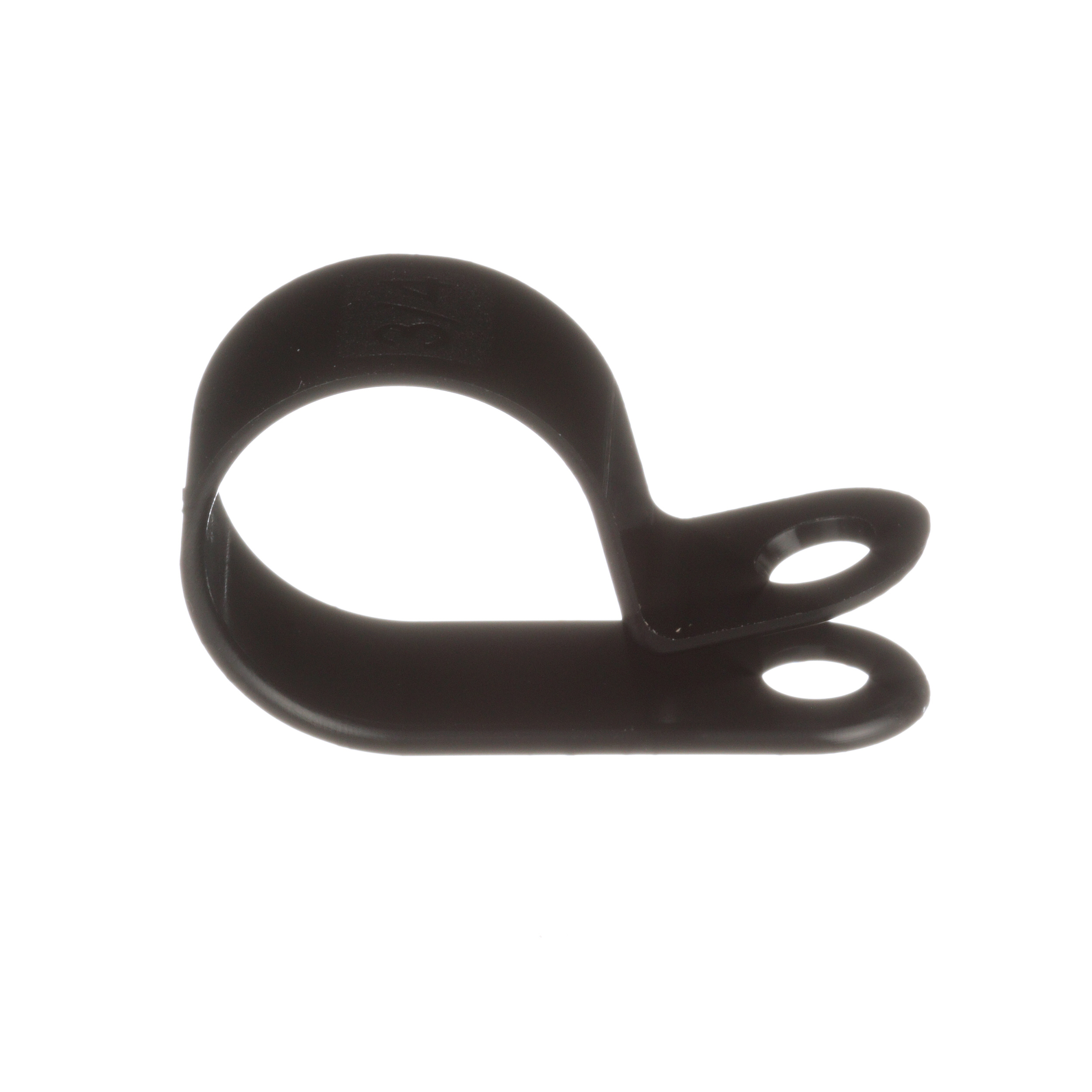 Product image for Panduit CCS25-S8-C0 Fixed Dia Clamp, .25" (6.4mm) Bundle, #8 Screw (M4), BL