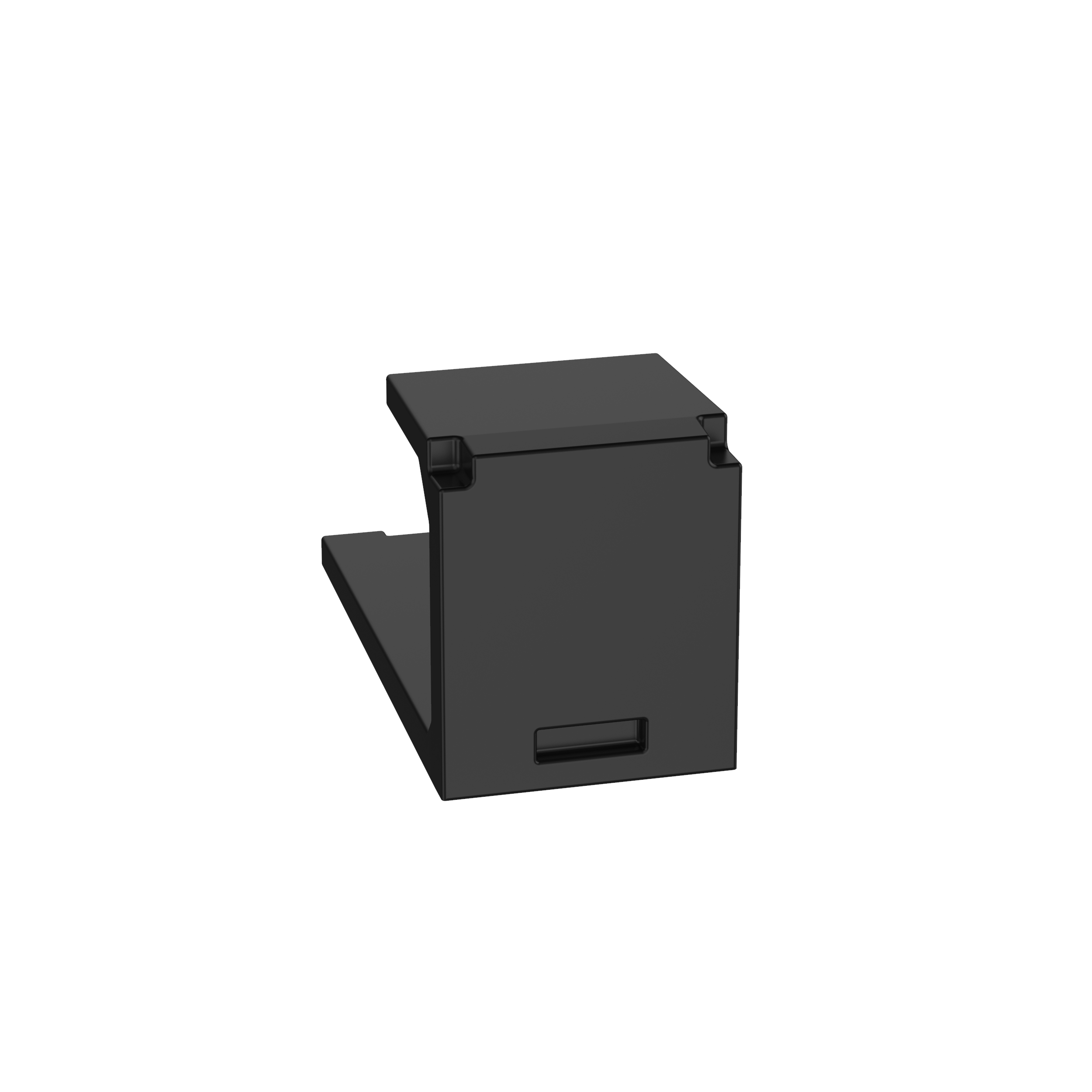 The Mini-Com® Blank Module reserves a one module space for future use in Mini-Com Patch Panels, Faceplates, and Surface Mount Boxes. The blank is black.