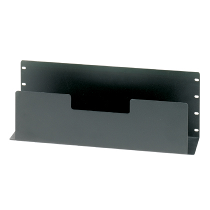 Cable Routing Trough, 4 RU, Black, 4.5 in. Depth