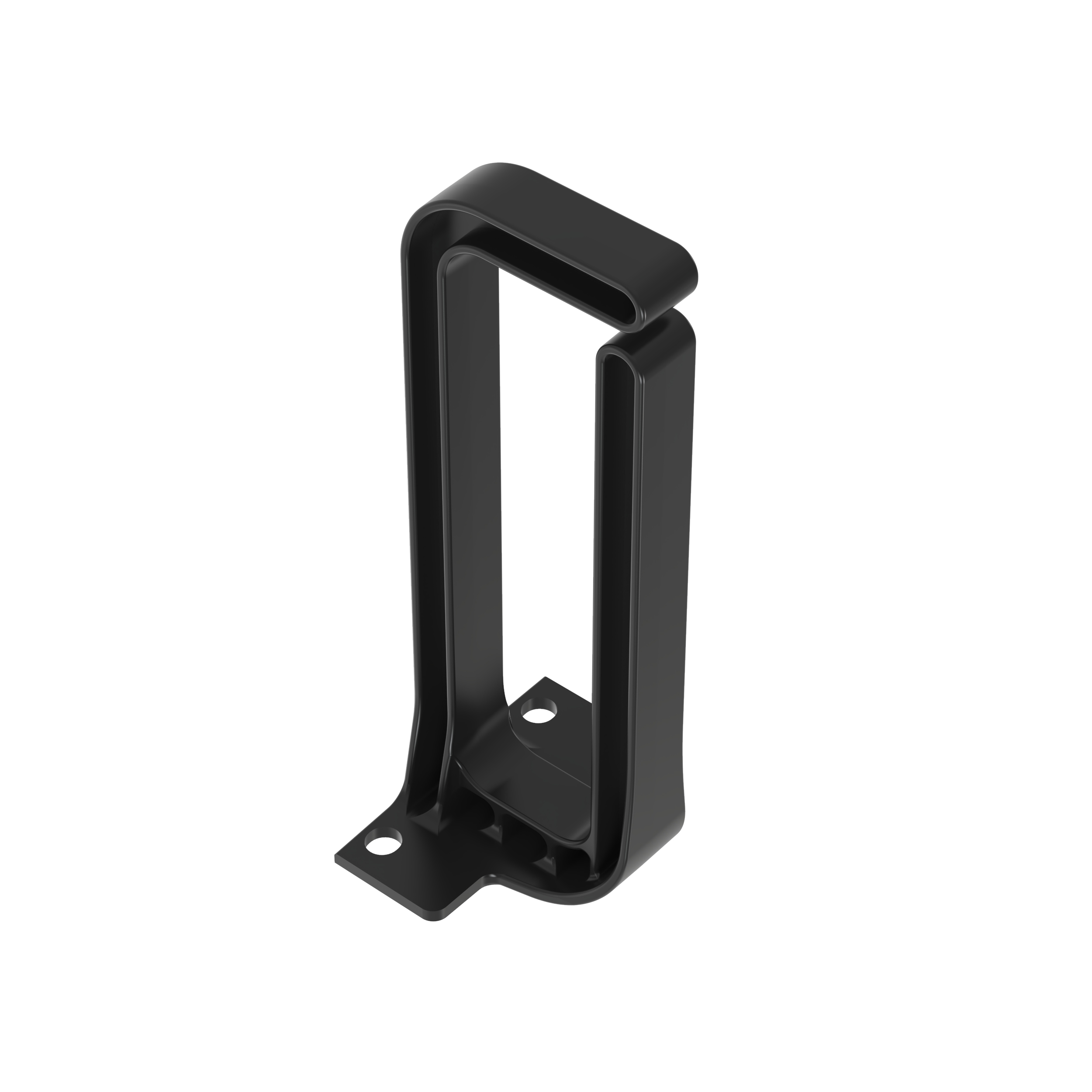 Open-Access™  Vertical D-Ring, 1 RU, Black