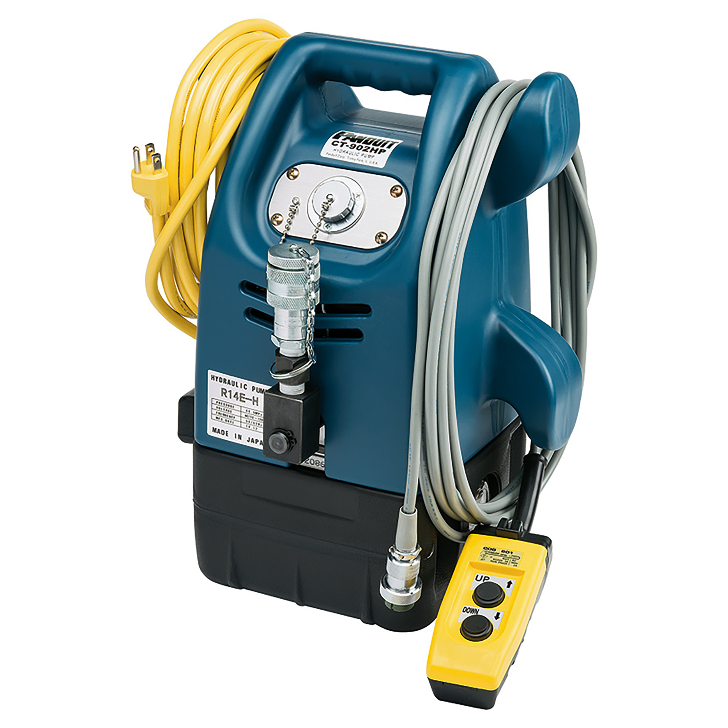 110 V Hydraulic Pump with Foot Switch, 10K PSI