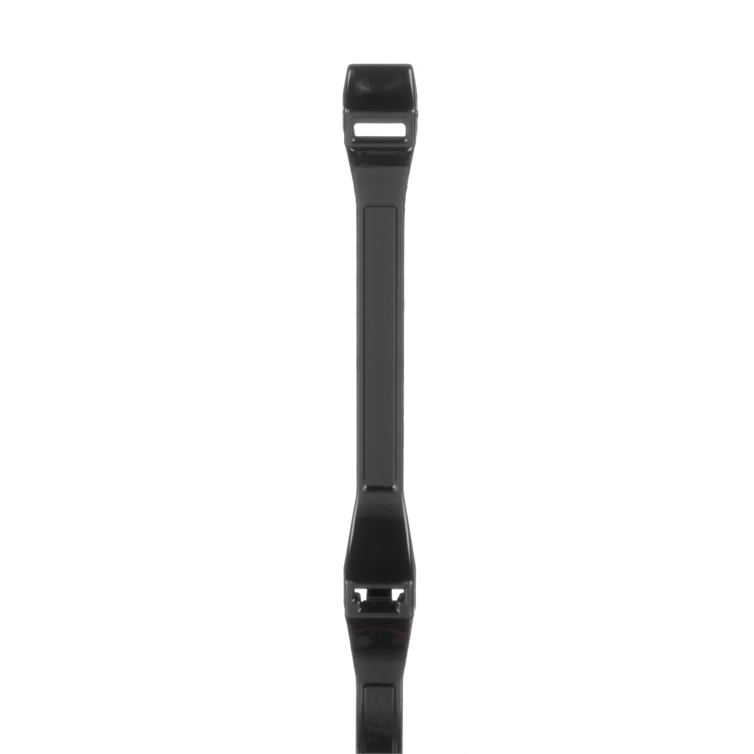 Product image for Panduit DHC1.12X1.75-D0 Cable Tie, Black, UV PA6.6, 11"L, 100lb, PK500