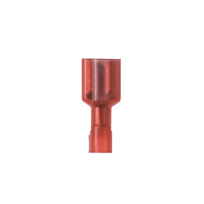 Pan-Term® DNF18-250FI-M Disconnect, Fully Insulated, Red, Nylon, 22-18 AWG