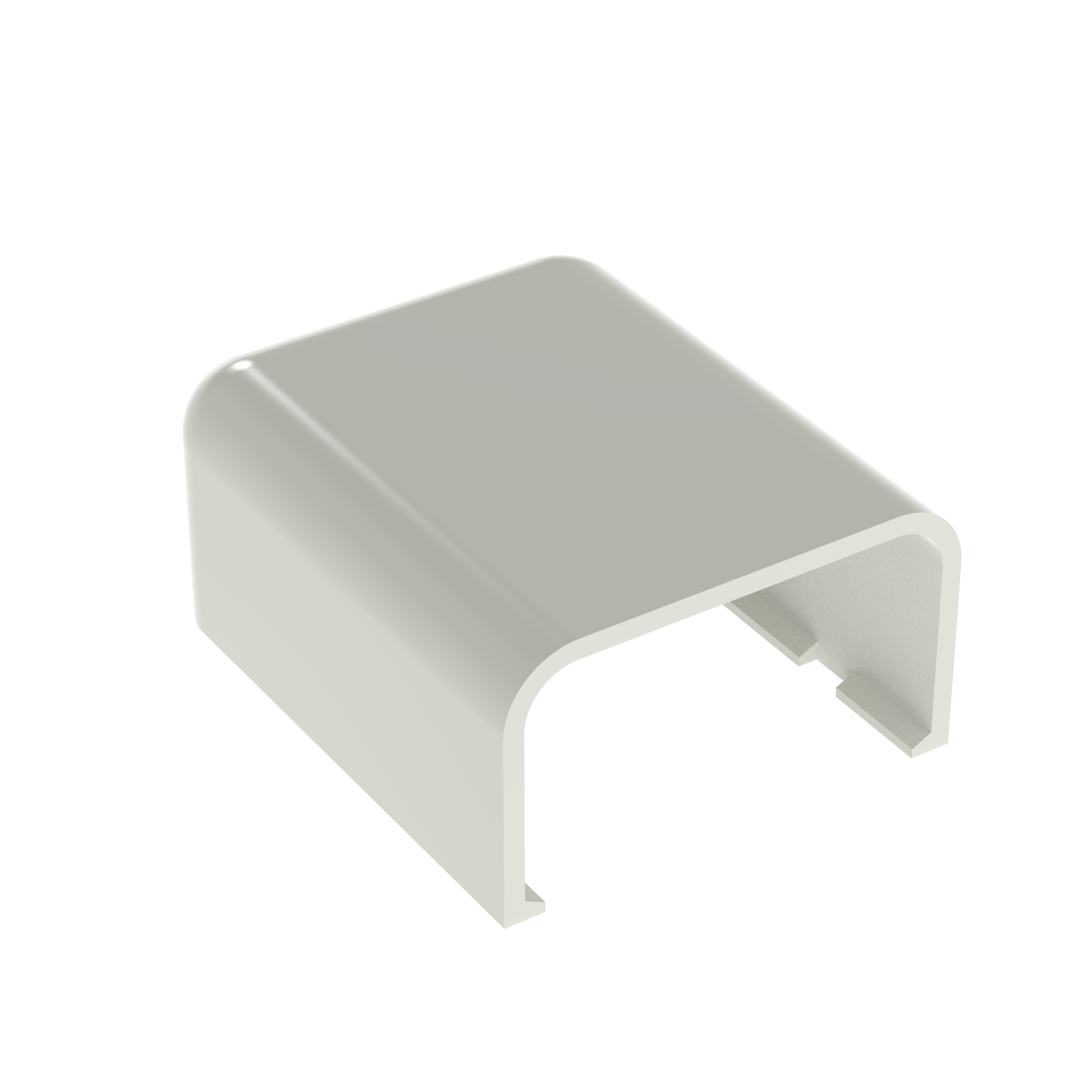 Product image for Panduit ECF10IW-X Surface Raceway, LD10 End Cap Fitting, Off-White