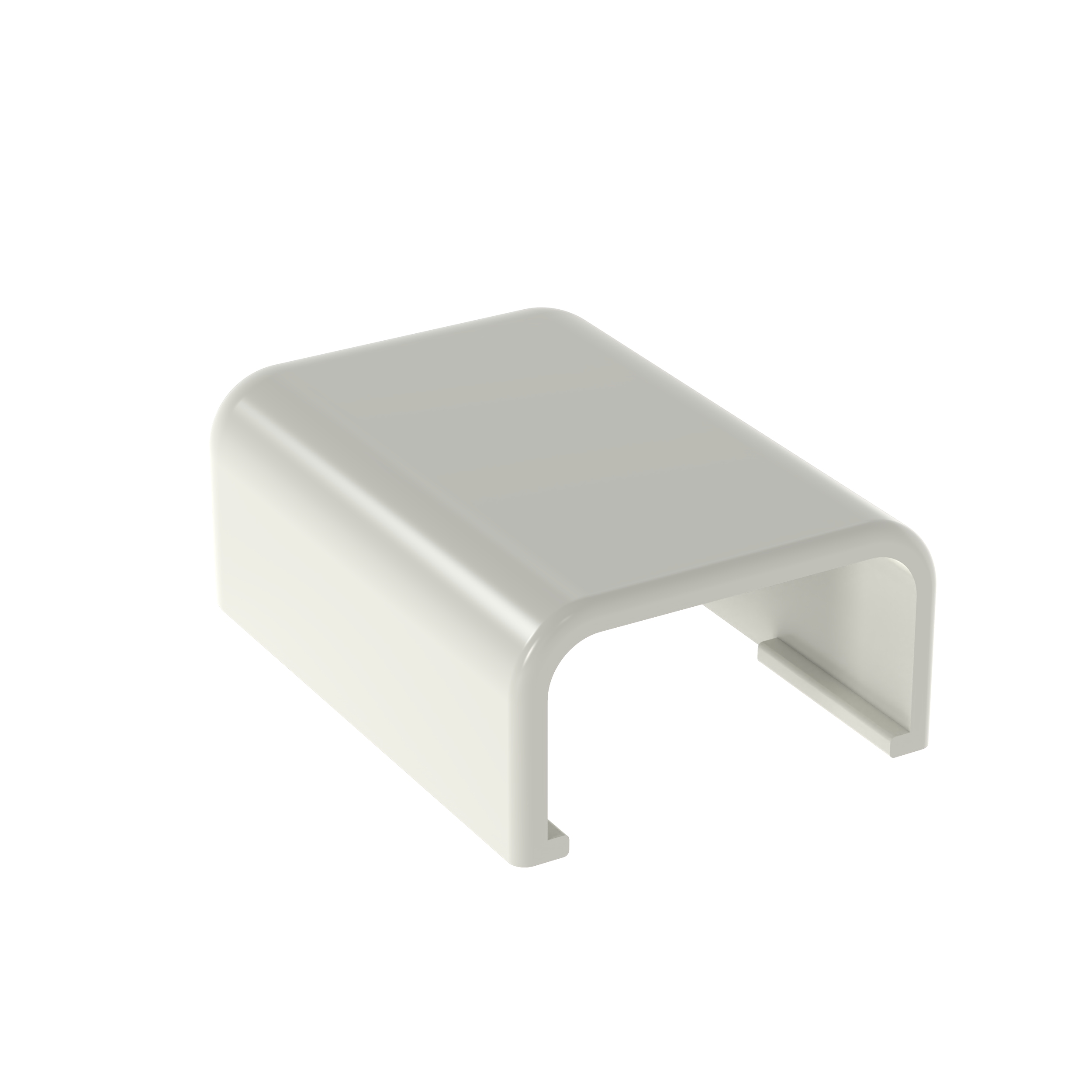 Product image for Panduit ECF3IW-E Surface Raceway, LD3 End Cap Fitting, Off-White
