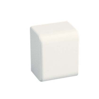Product image for Panduit ECFX5WH-X Surface Raceway, LDPH5 Power Rated End Cap, White