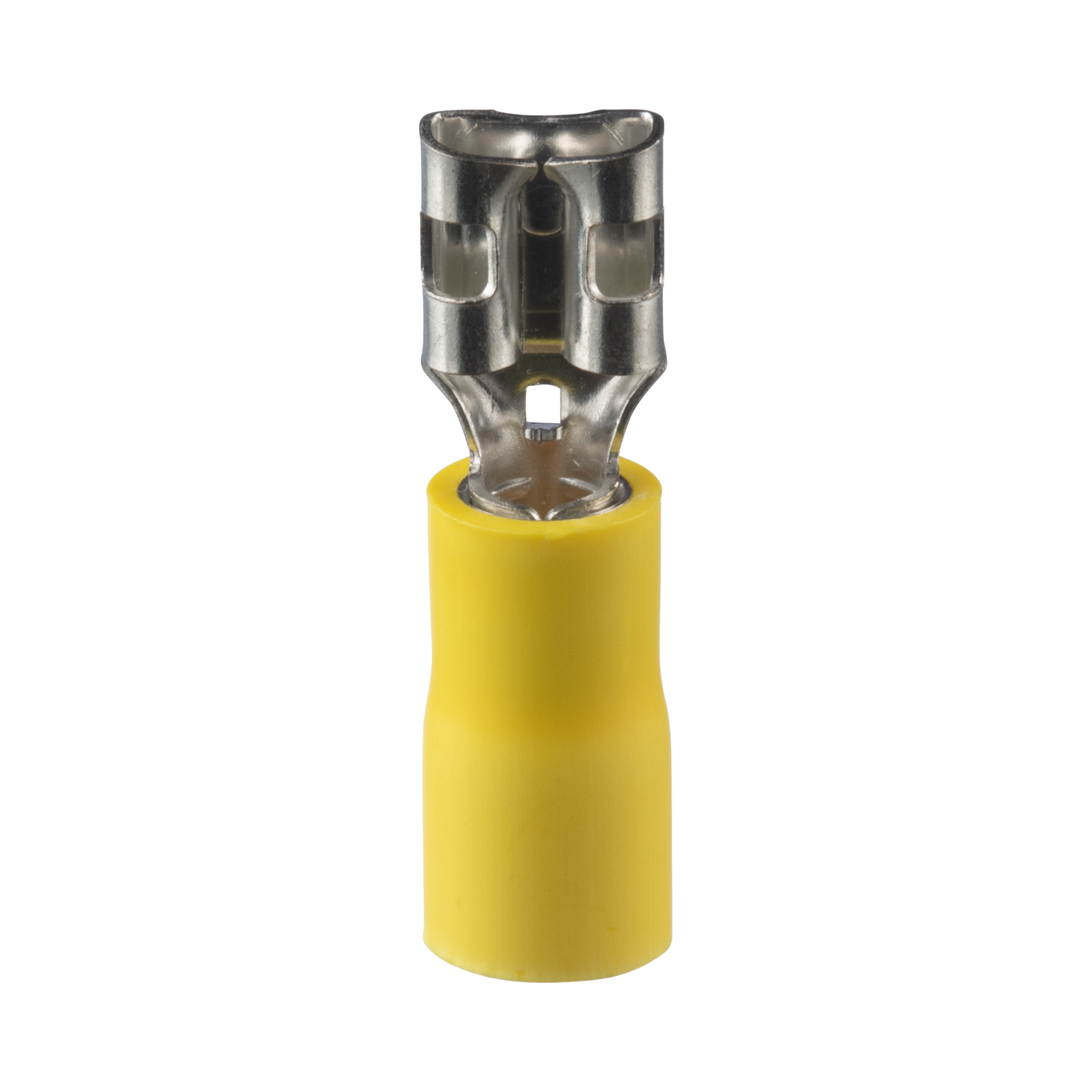 StrongHold™ EDV10-250-Q Disconnect, Yellow, Vinyl 0.13"x1.03"x0.3", 12-10 AWG