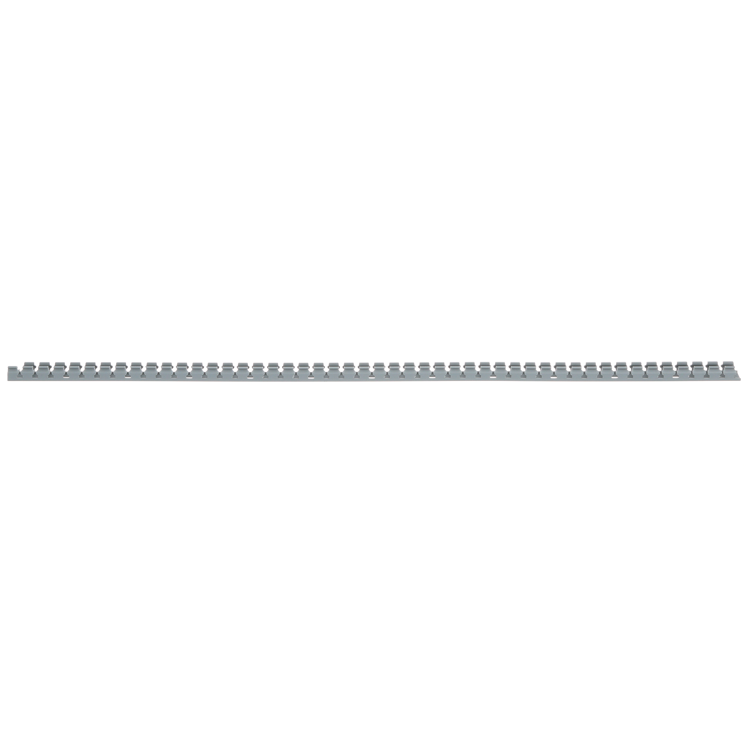 Product image for Panduit F.5X.5LG6 Narrow Slotted Wiring Duct, PVC, .5" x .5" x 6ft, Light Gray