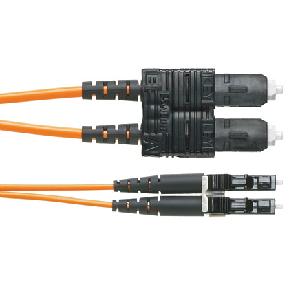 OM1,2-Fiber,LC-SC duplex,PC,Riser,8M
