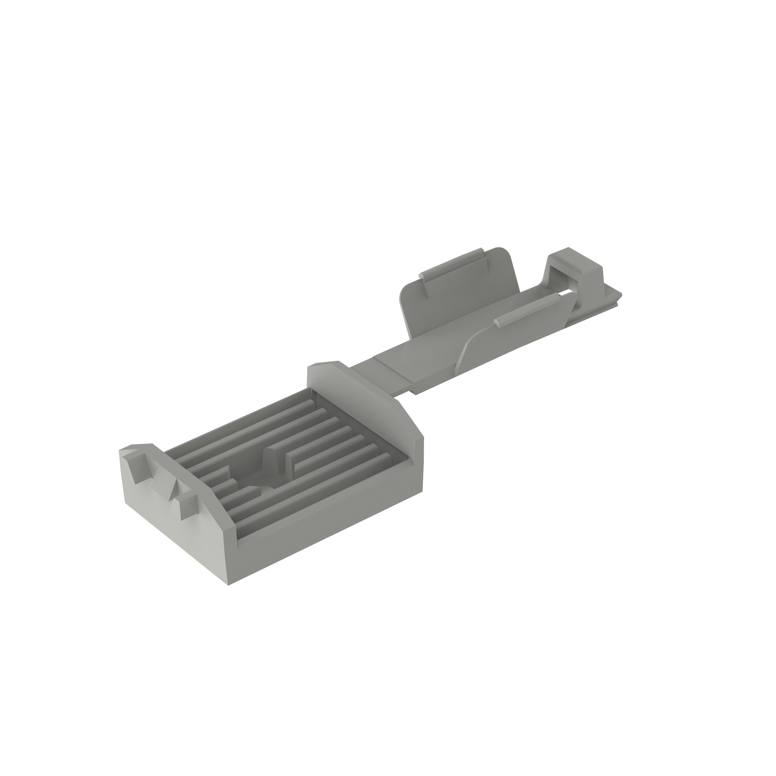 Product image for Panduit FCM1.2-S6-C14 FCM1.2-S6-C14 Flat Cable Mount, Gray, PA 6.6, Screw, 1.37x1", PK100