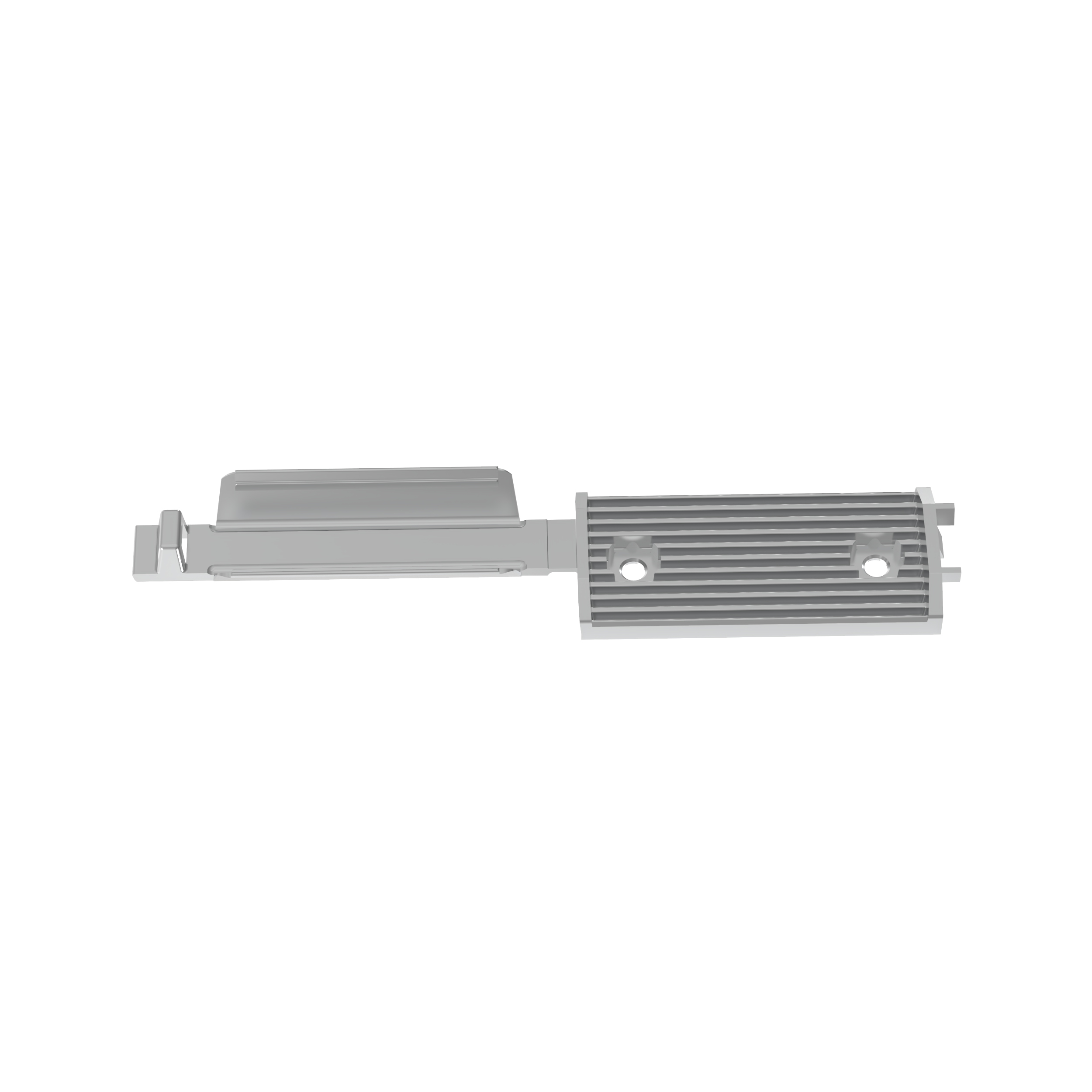 Product image for Panduit FCM3.25-S6-L14 FCM3.25-S6-L14 Flat Cable Mount, Gray, PA 6.6, Screw, 1x3.38", 50PK