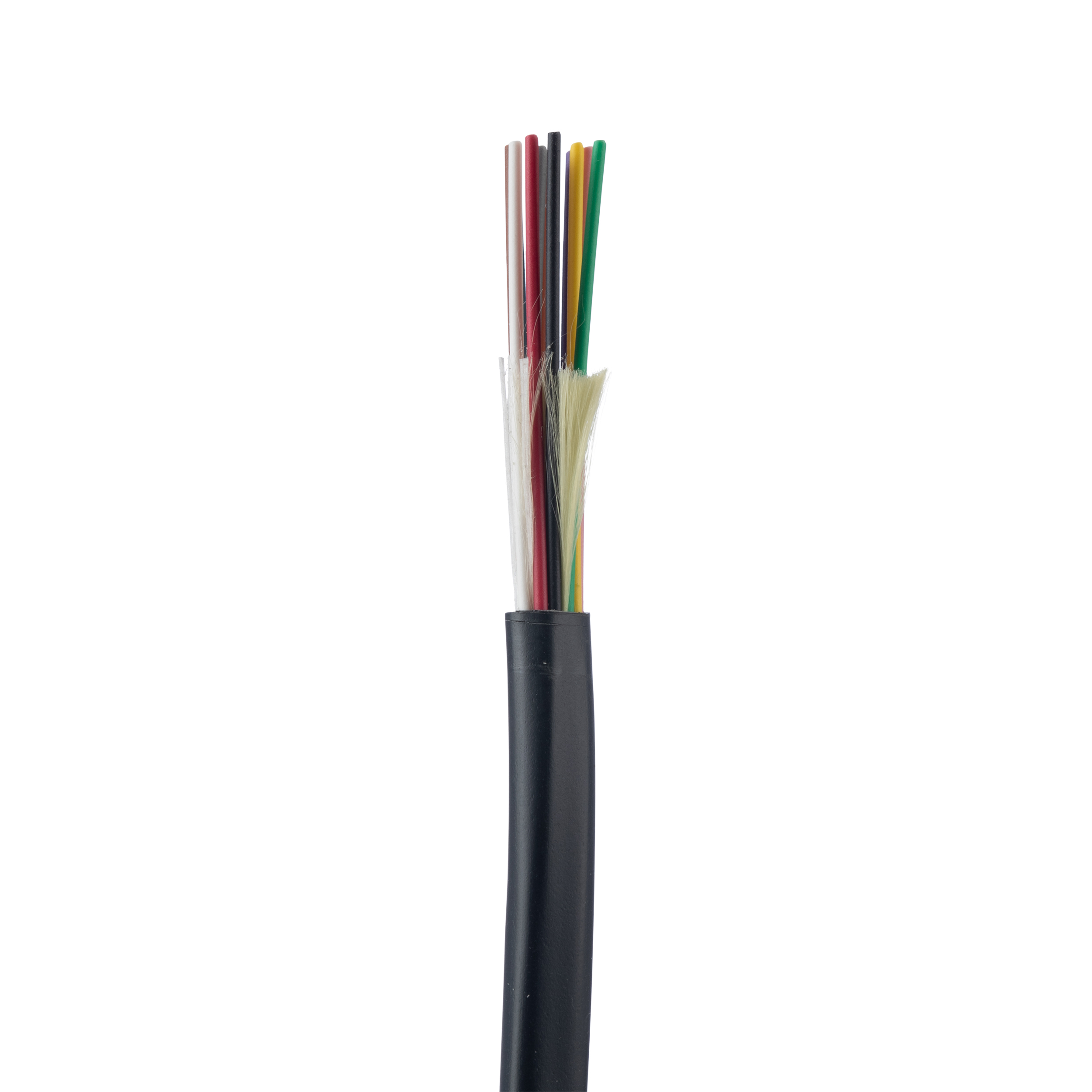 6 Fiber Cable, OM3, Indoor/Outdoor TB, Riser, 900um Buffered