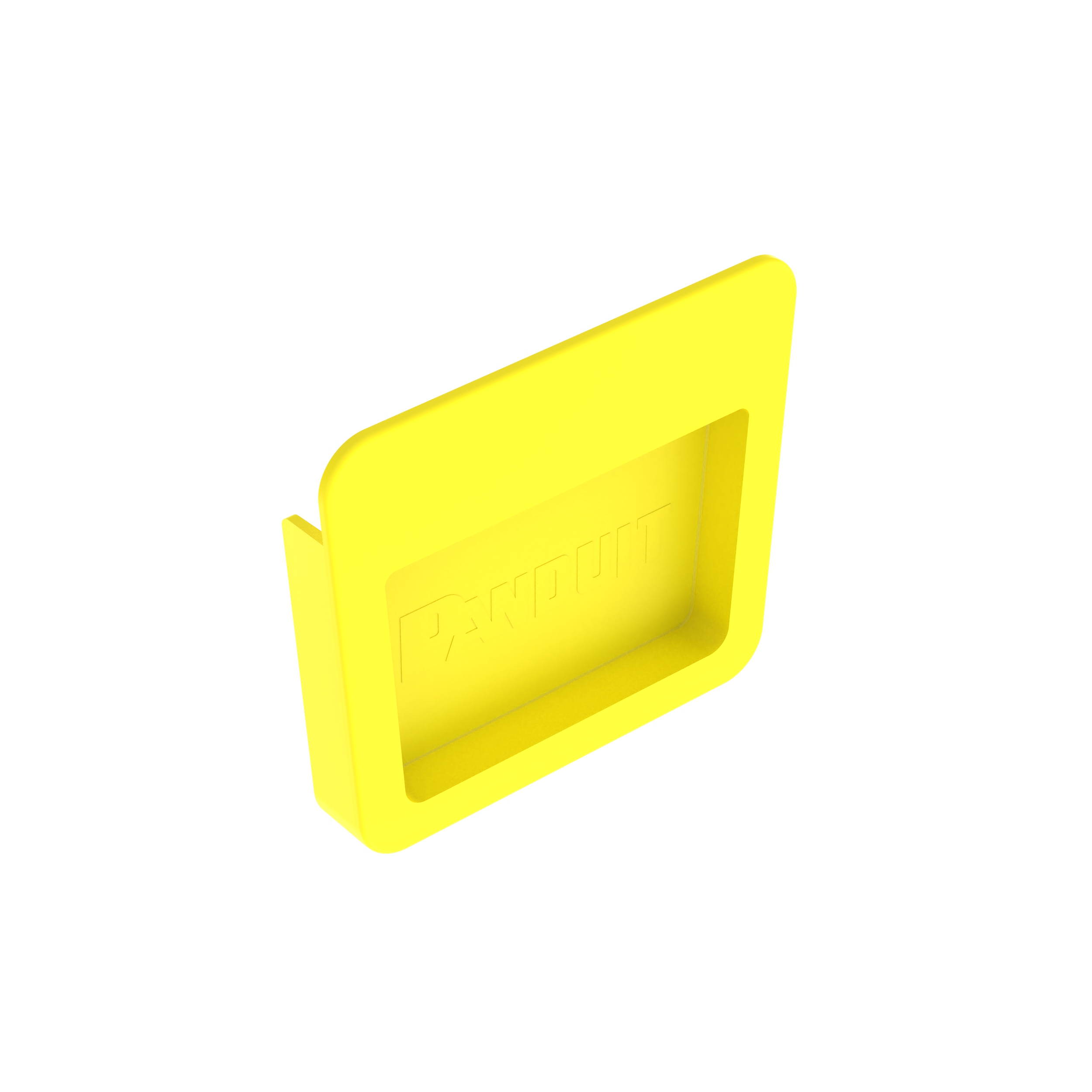 FiberRunner® End Cap, 4x4, Yellow