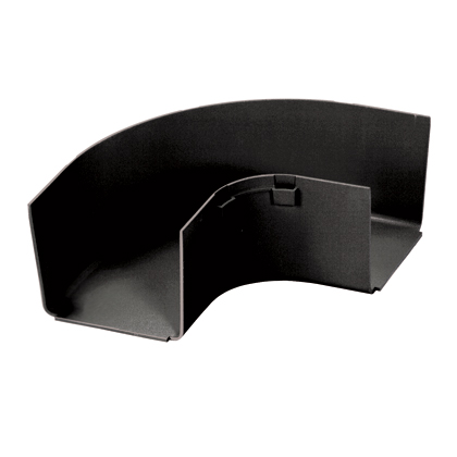 Product image for Panduit FRRA4X4LBL 4" X 4" Horizontal Right Angle, LSZH, Black