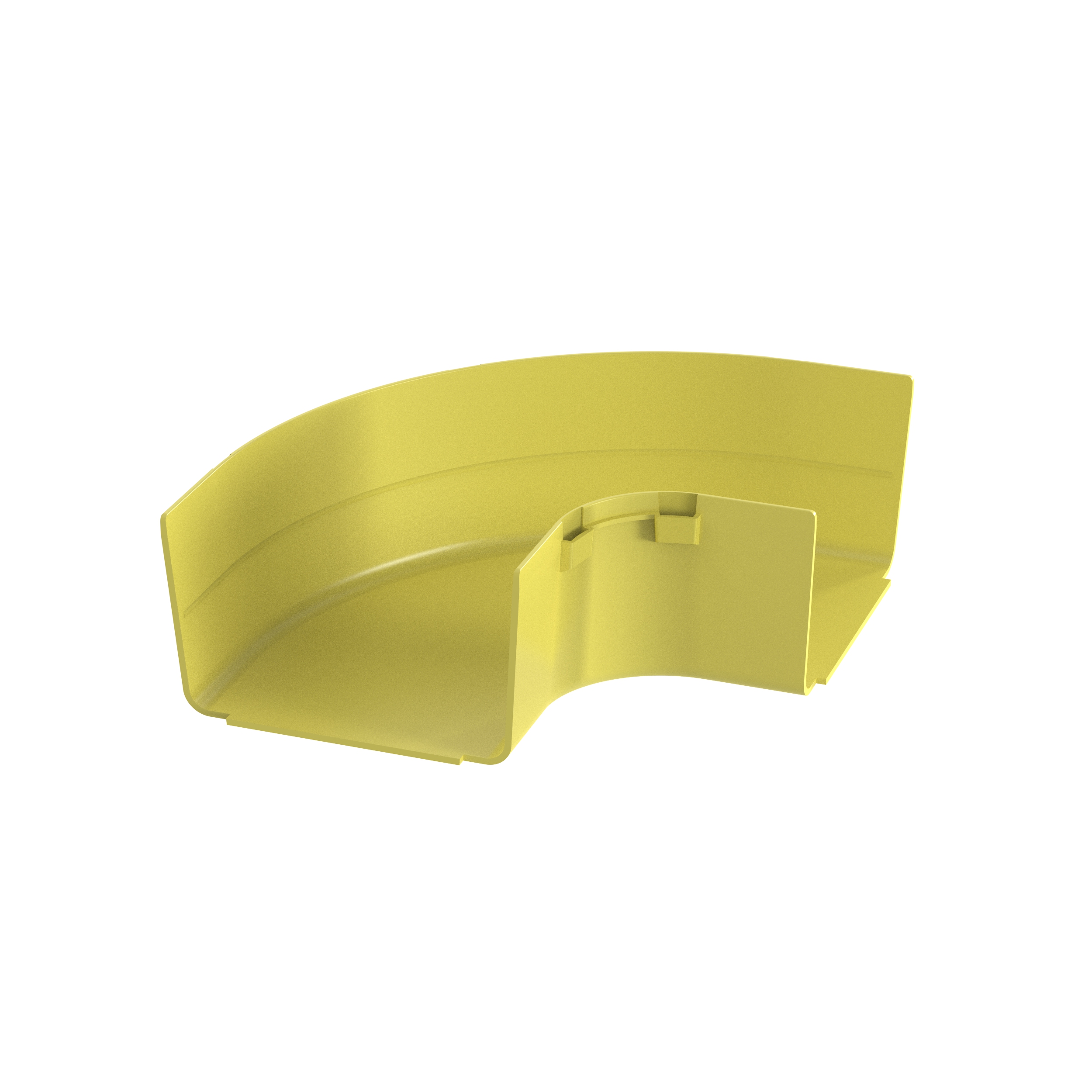 Product image for Panduit FRRA6X4LYL Horizontal Right-Angle, 90, 6x4, Yellow
