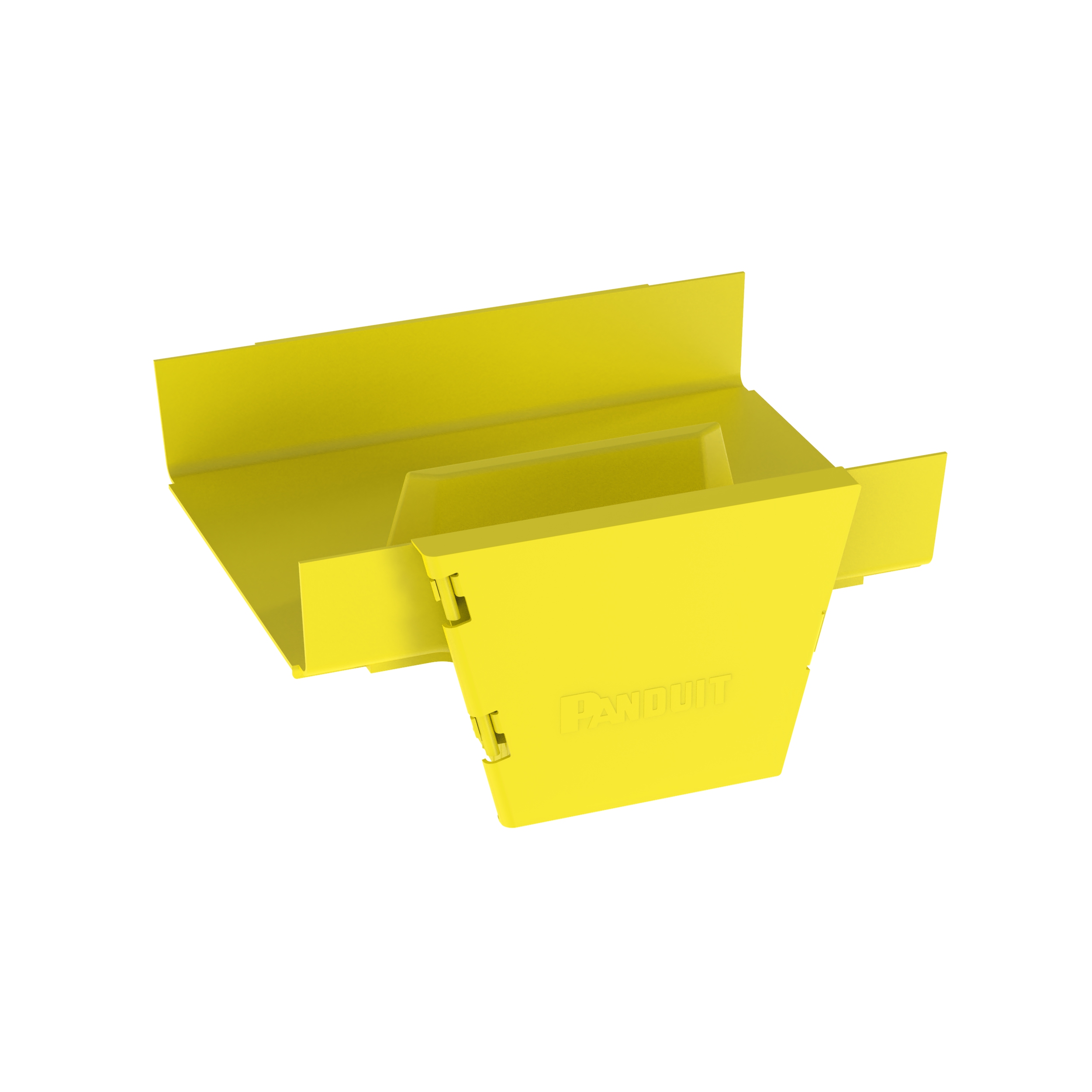 Product image for Panduit FRVT12X4LYL Vertical Tee, 90, 12x4, Yellow