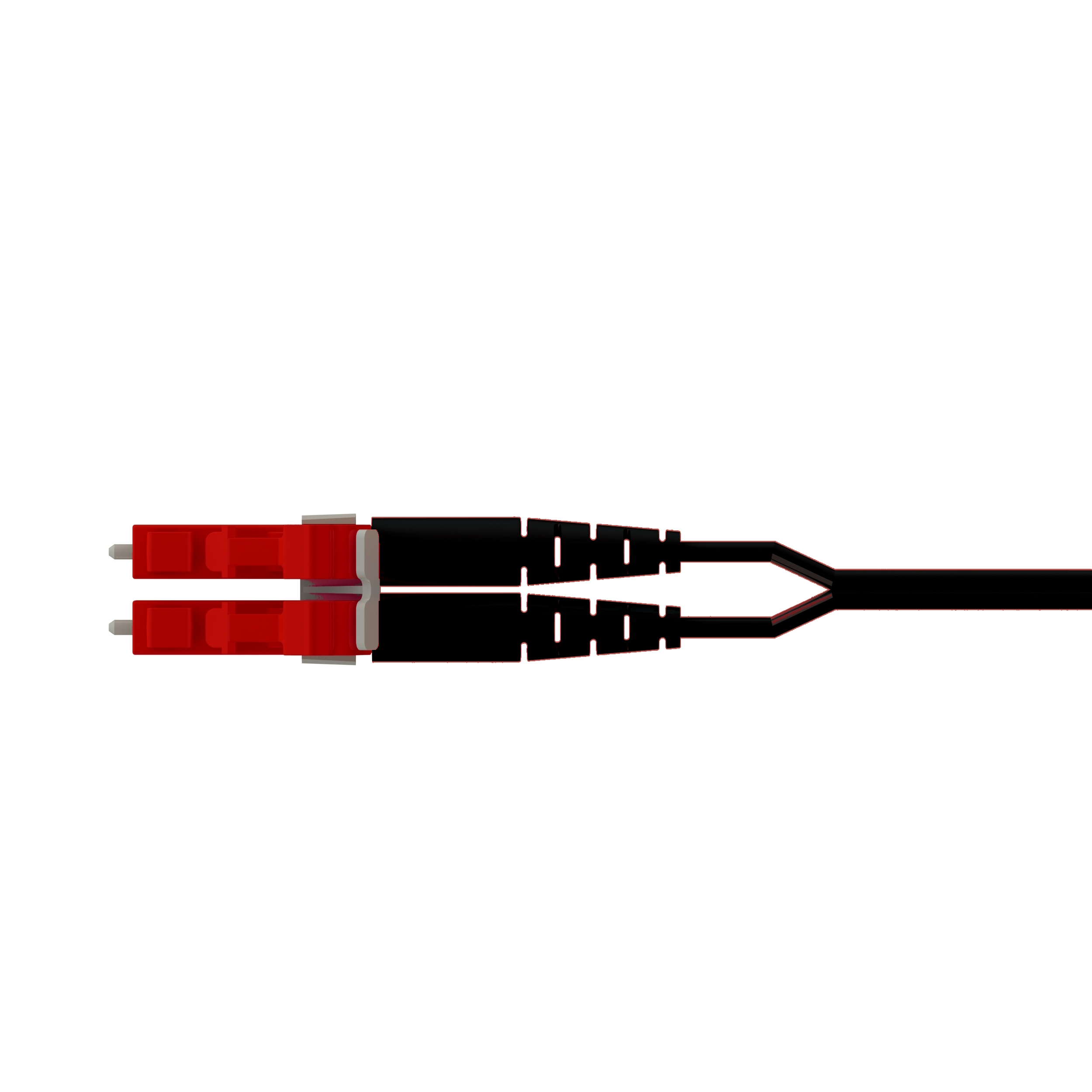 Opti-Core® 2 Fiber, OM4+, Key/Key B-Red LC Duplex, Plenum