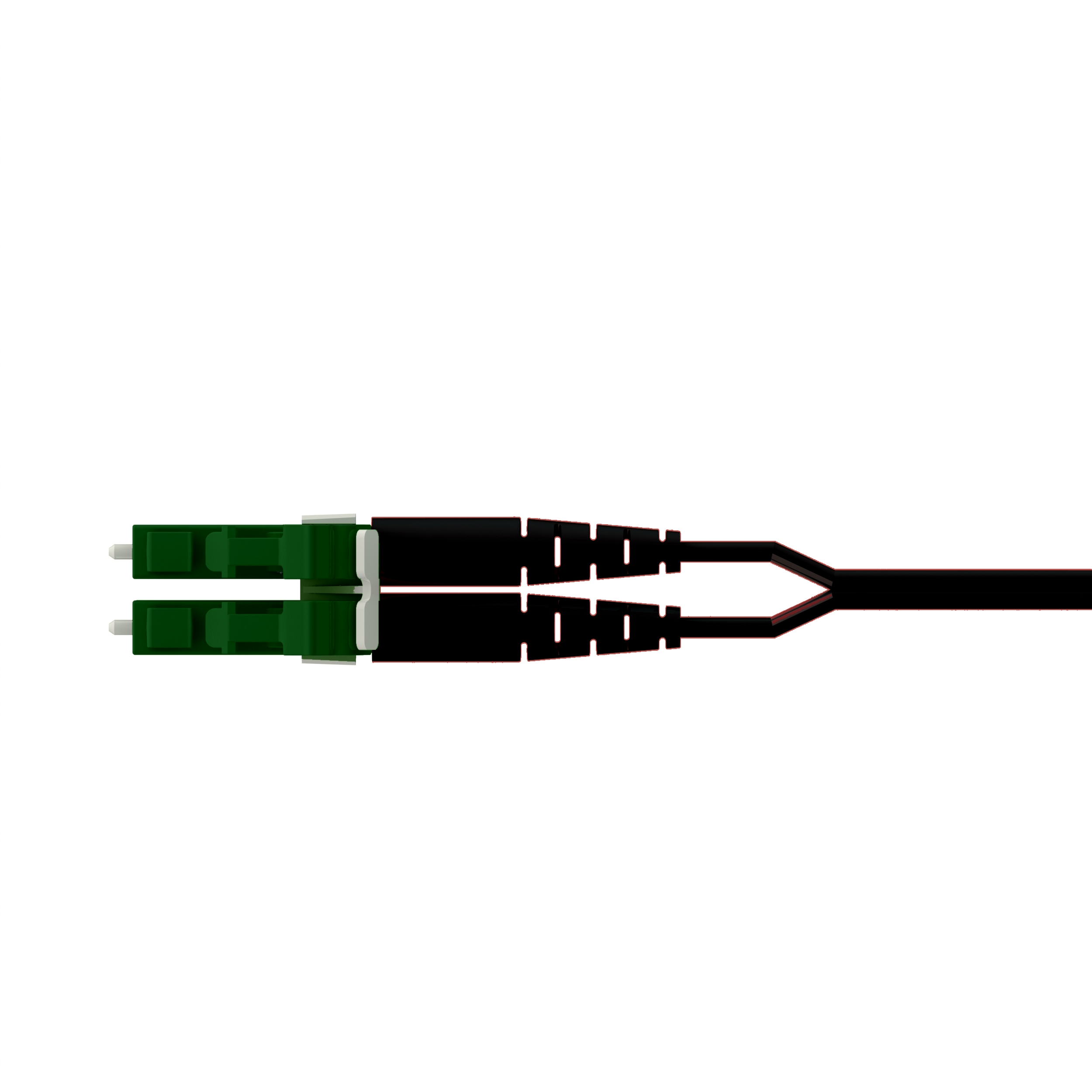 Opti-Core® 2 Fiber, OM4+, Key/NonKey C-Green LC Duplex, Plenum