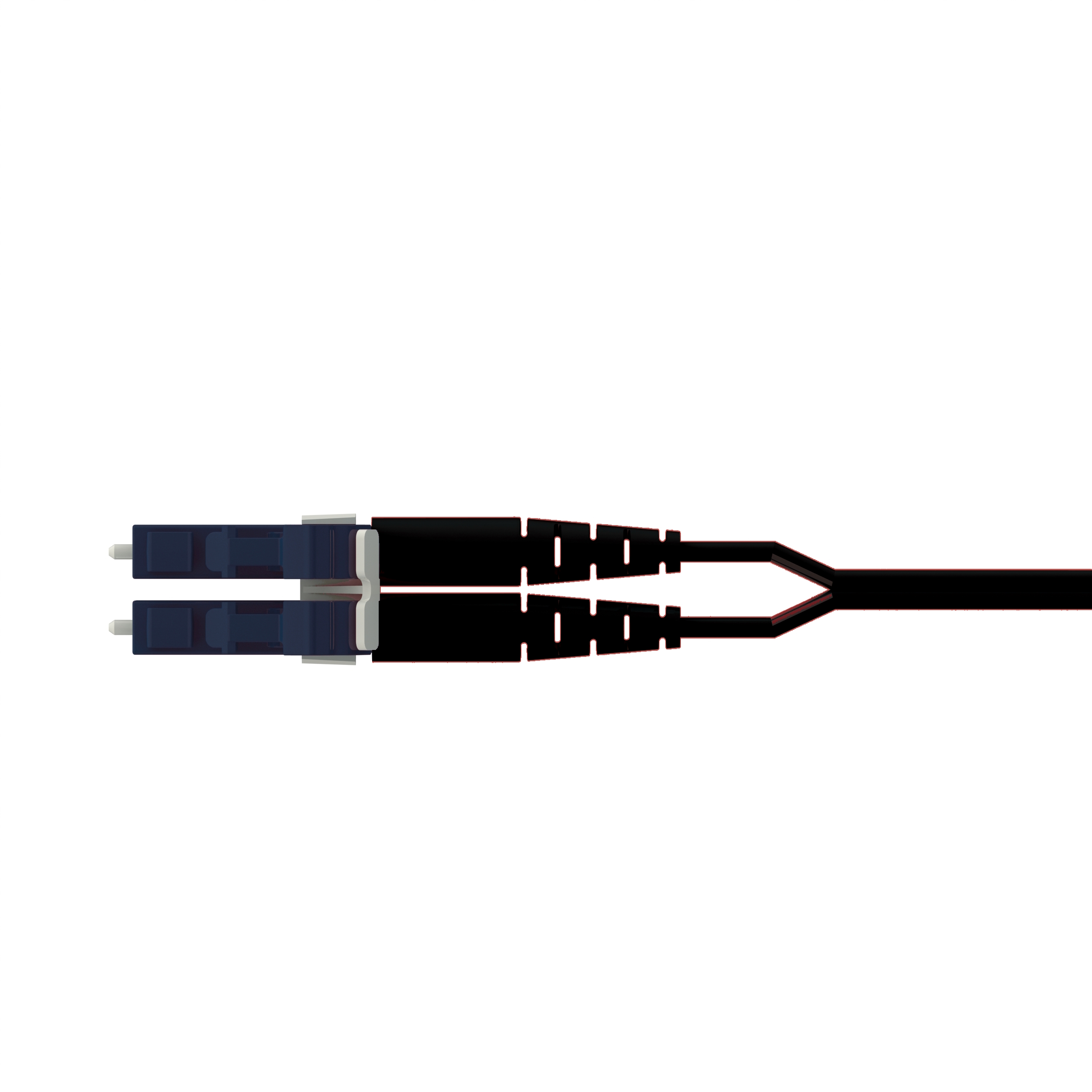 Opti-Core® 2 Fiber, OM4+, Key/NonKey F-Dark Blue LC Duplex, Plenum