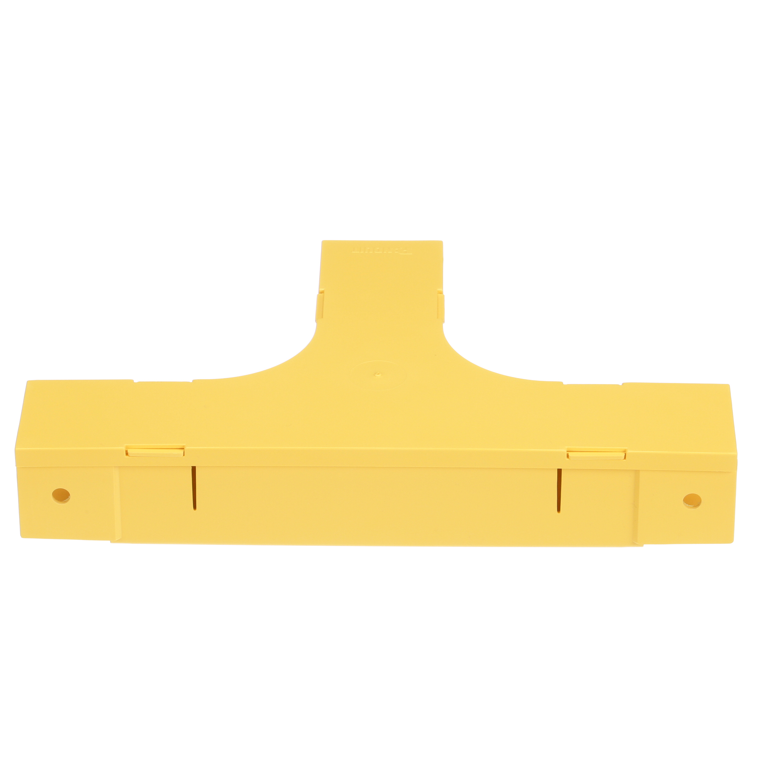 Product image for Panduit FT2X2LYL Horizontal Tee, 90, 2x2, Yellow