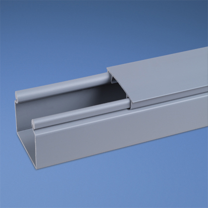 Product image for Panduit HS2X2LG6NM Solid Hinged Duct,PVC,2"X2"X6',Light Gray,NM