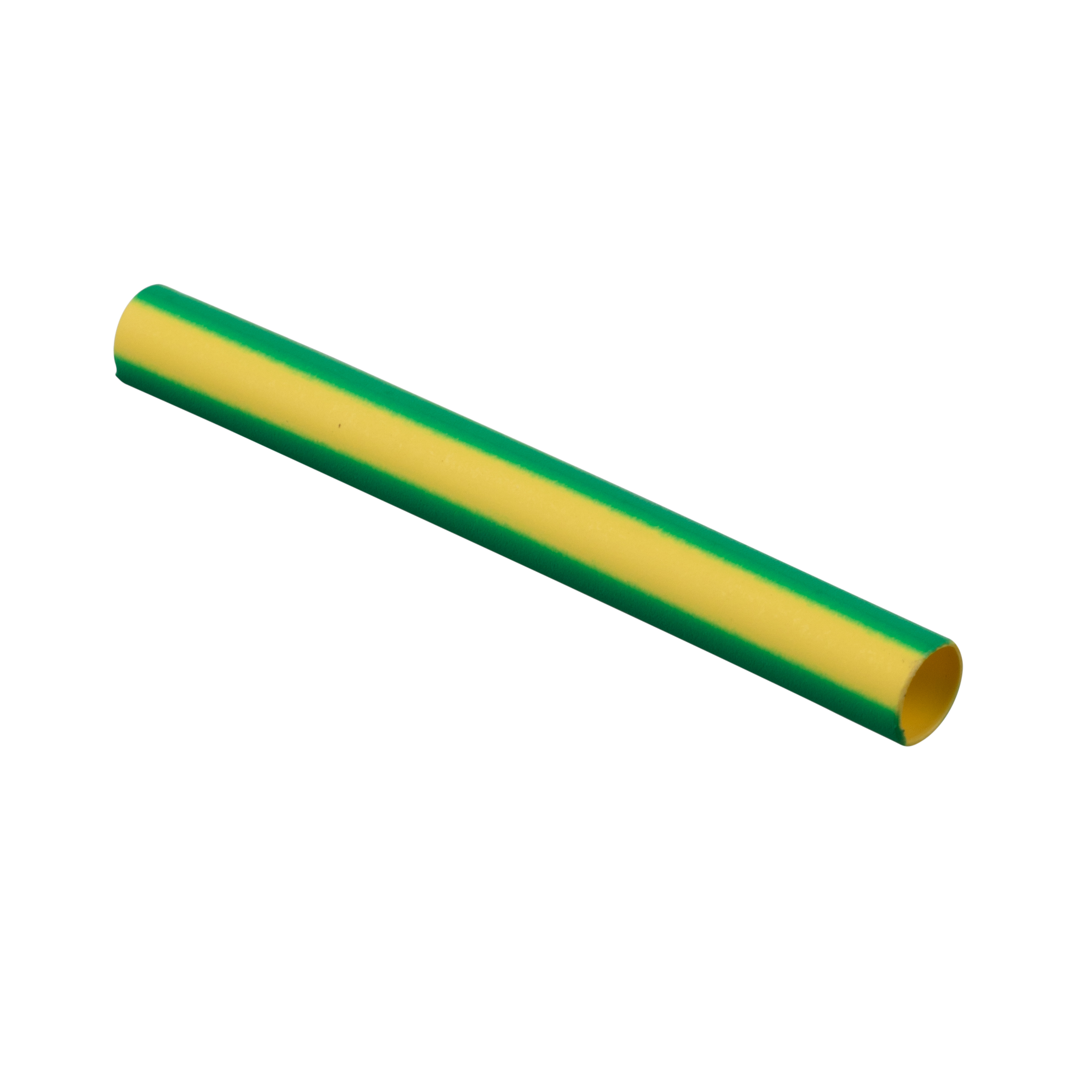 Dry-Shrink™ HSTT19-48-Q45 Heatshrink, Yellow/Green, PO, 4' L, 0.187" to .093" ID