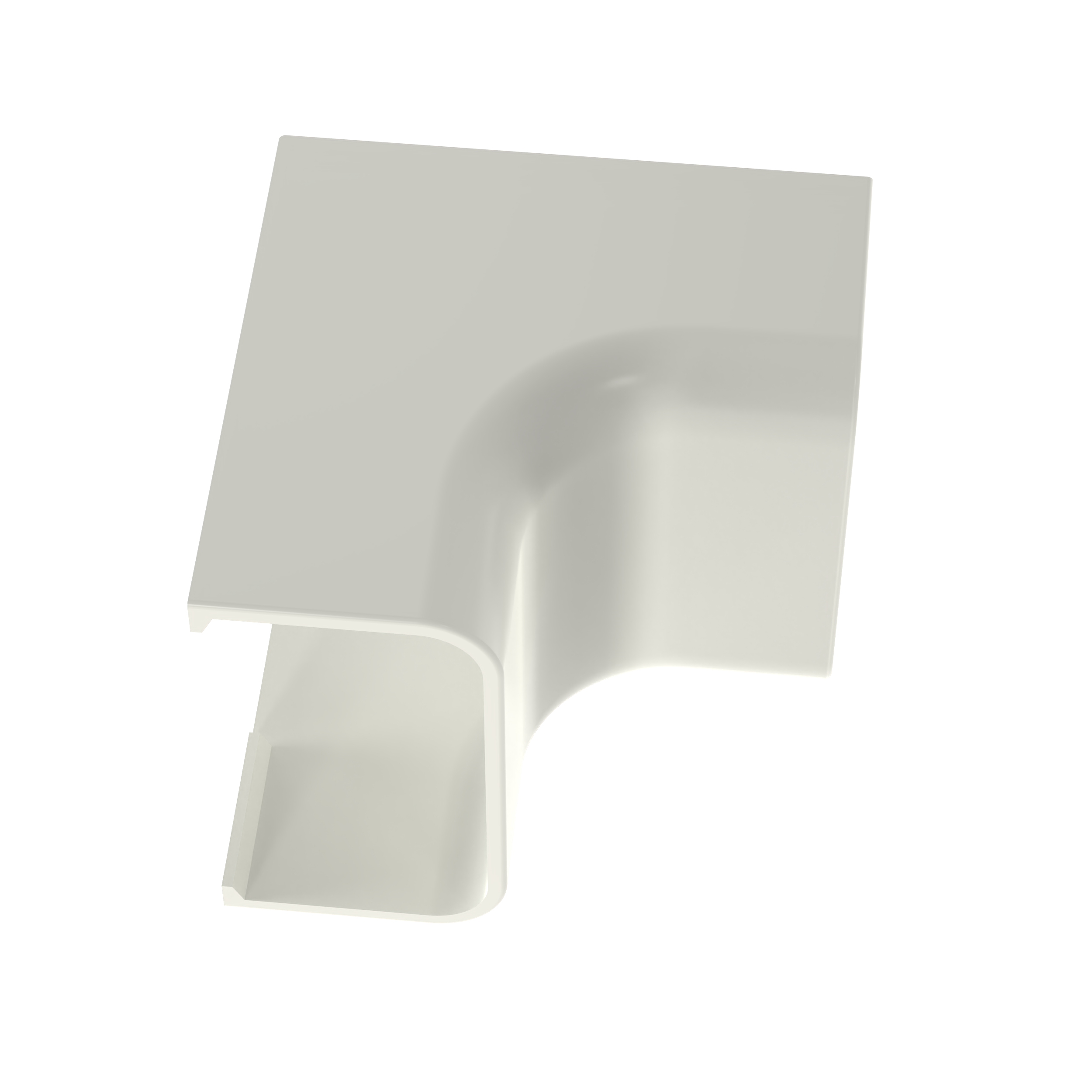 Product image for Panduit ICF10IW-X Surface Raceway, LD10 Inside Corner Fitting, Off-White