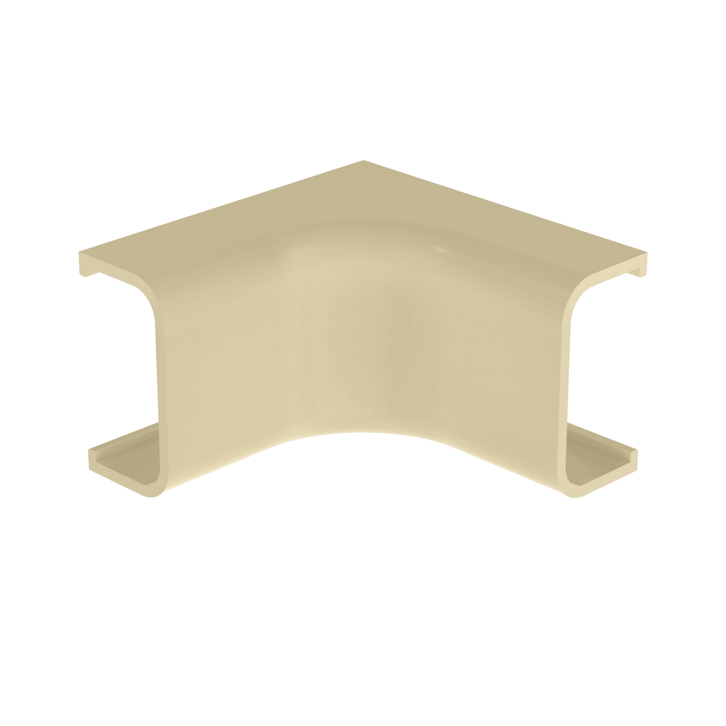 Product image for Panduit ICF3EI-E Surface Raceway, LD3 Inside Corner Fitting, Electric Ivory