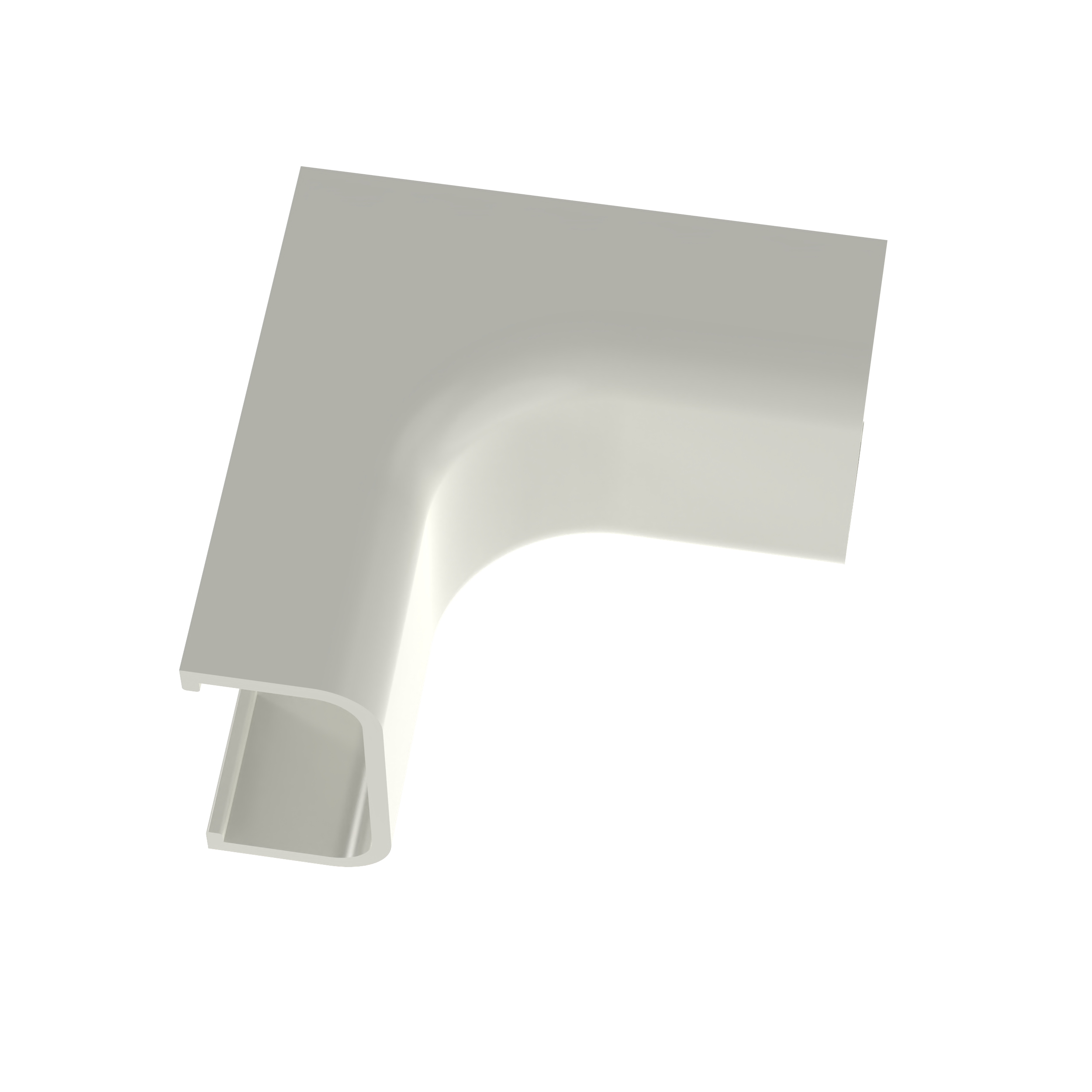 Product image for Panduit ICF3IW-E Surface Raceway, LD3 Inside Corner Fitting, Off-White