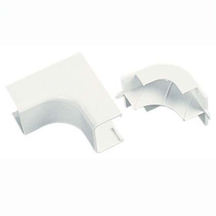 Product image for Panduit ICFX5WH-X Surface Raceway, LDPH5 Power Rated Inside Corner, White