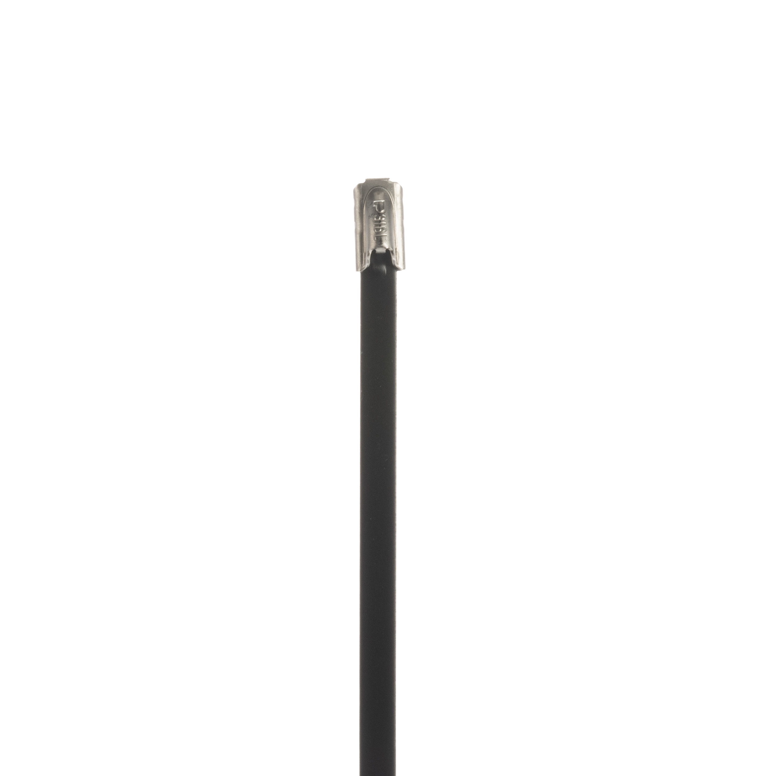 StrongHold™ IMLTFC51H-L6L Cable Tie, Black, 316L SS, Heavy, 8.2", PK50