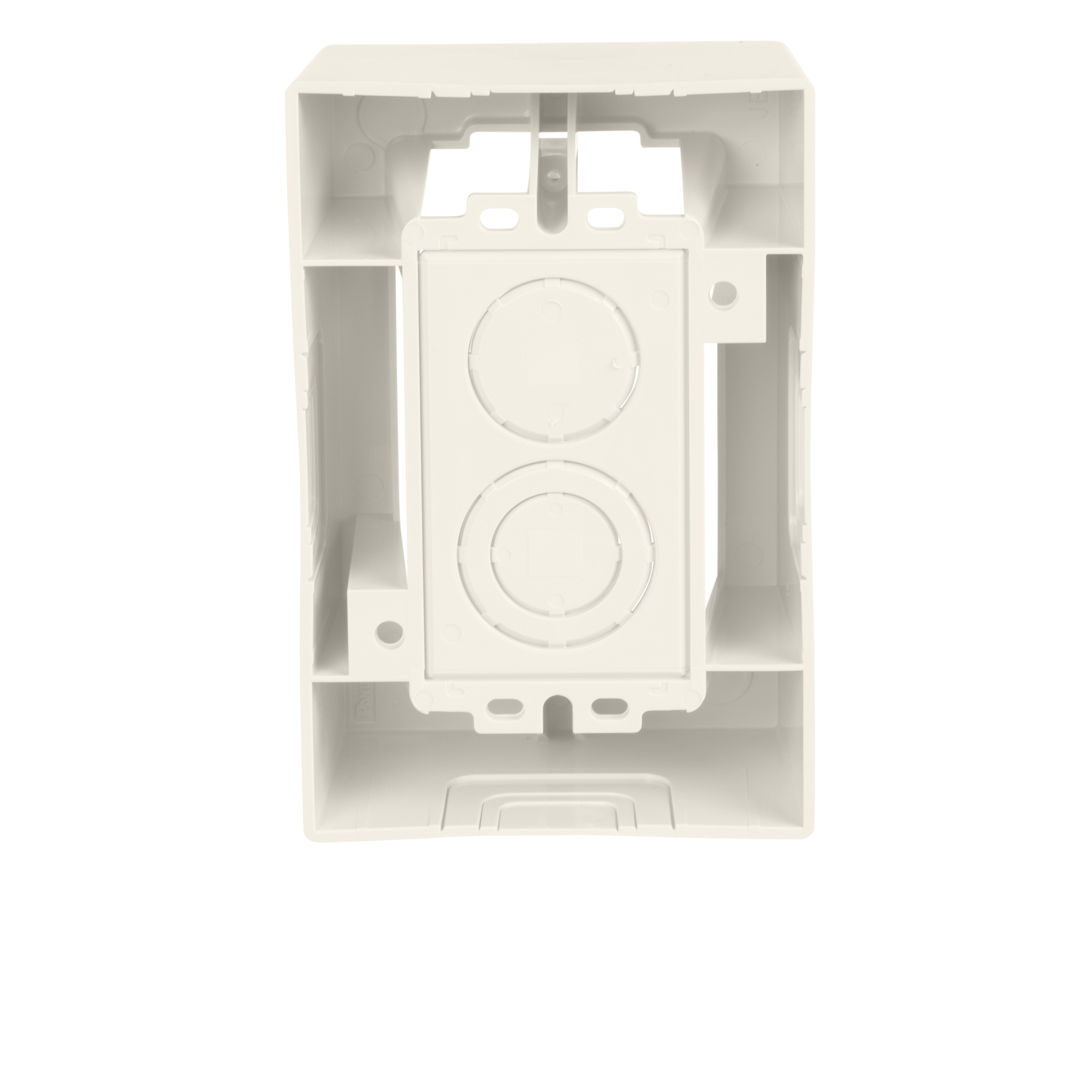 Product image for Panduit JB1WH-A Surface Raceway, Low Voltage Junction Box, 1-gang, White