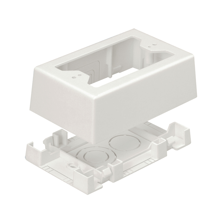 Product image for Panduit JBX3510IW-A 1-Gang Low Voltage Outlet Box