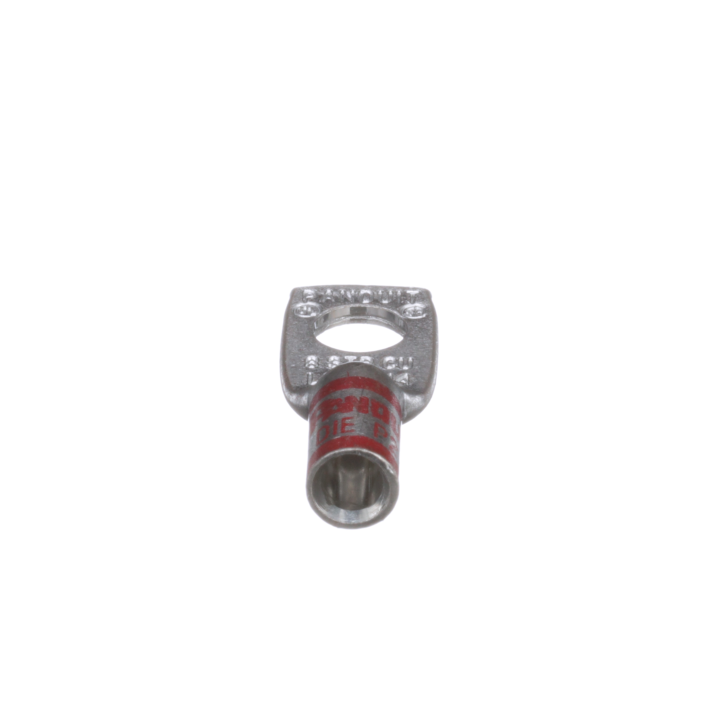 Standard Barrel with Window Panduit LCA3/0-14-X Copper Compression Lug 1/4 Stud Hole 3/0 AWG Wire Pack of 10 One-Hole 