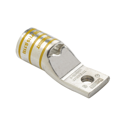 Product image for Panduit LCAXN2/0-12-X Pan-Lug™ Copper 1 Hole Straight Tongue Compression Lug
