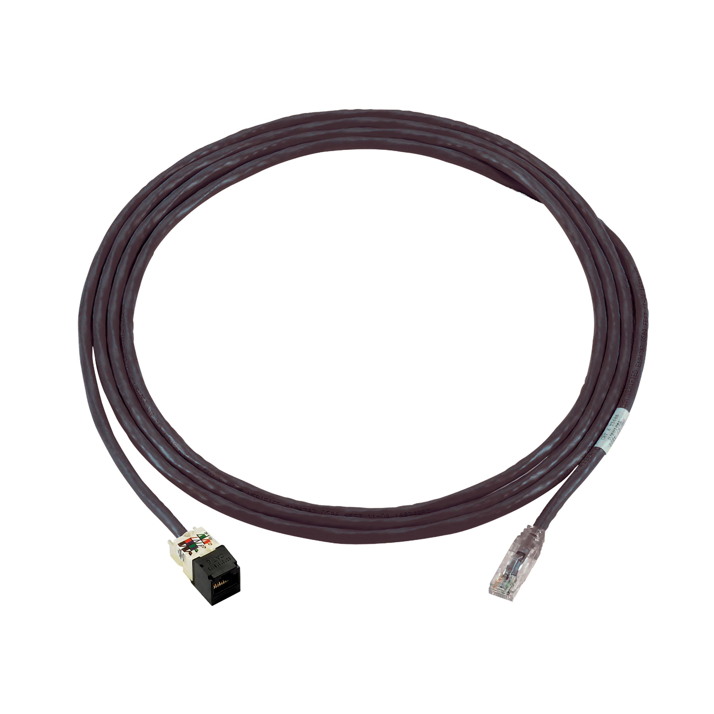 SZ SECURITY HANDLE PATCH CORD (RJ45 FEMALE TO RJ45 MALE)