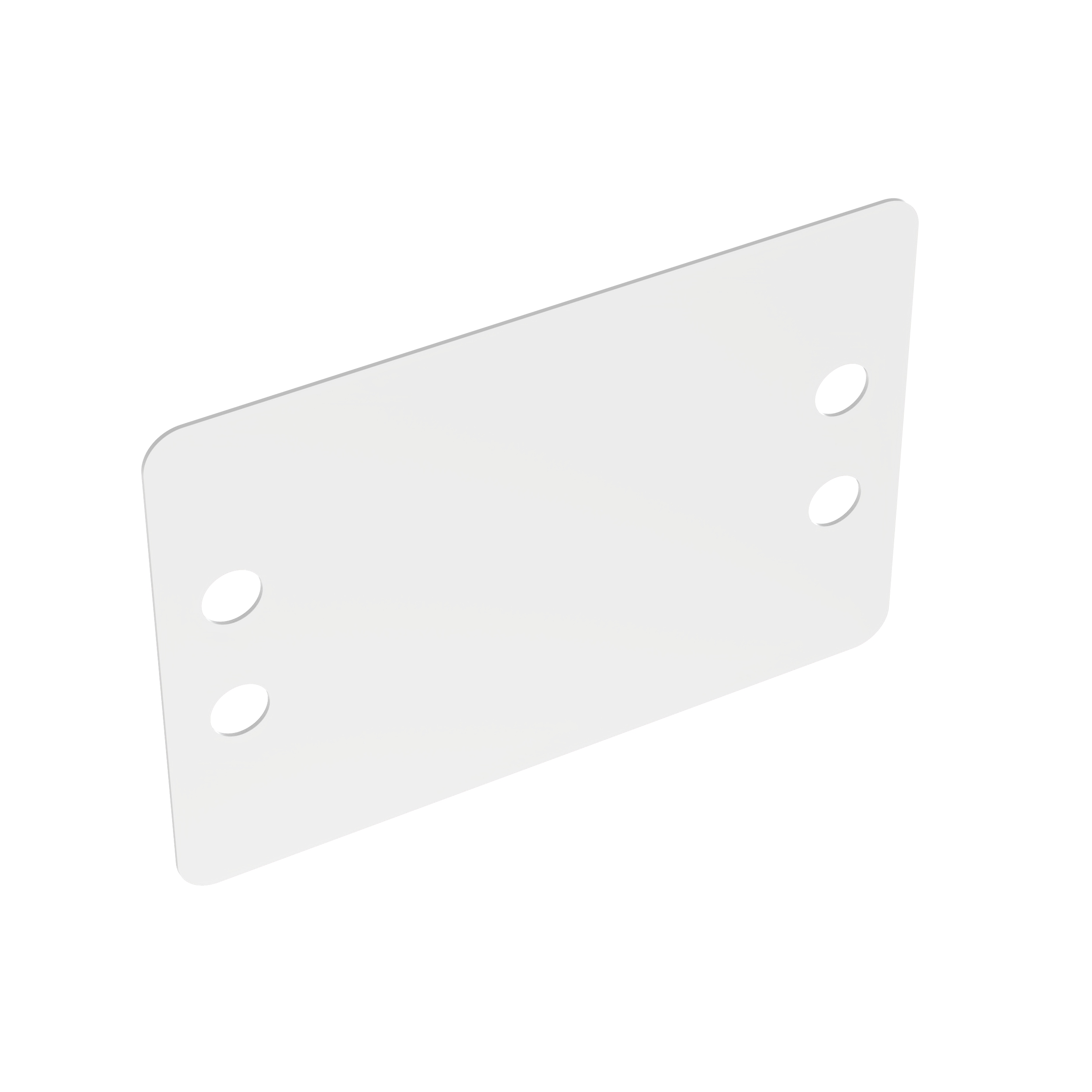 MP250W175-C Marker Plate, White, PA 6.6, Cable Tie, 2.5x1.75", PK100
