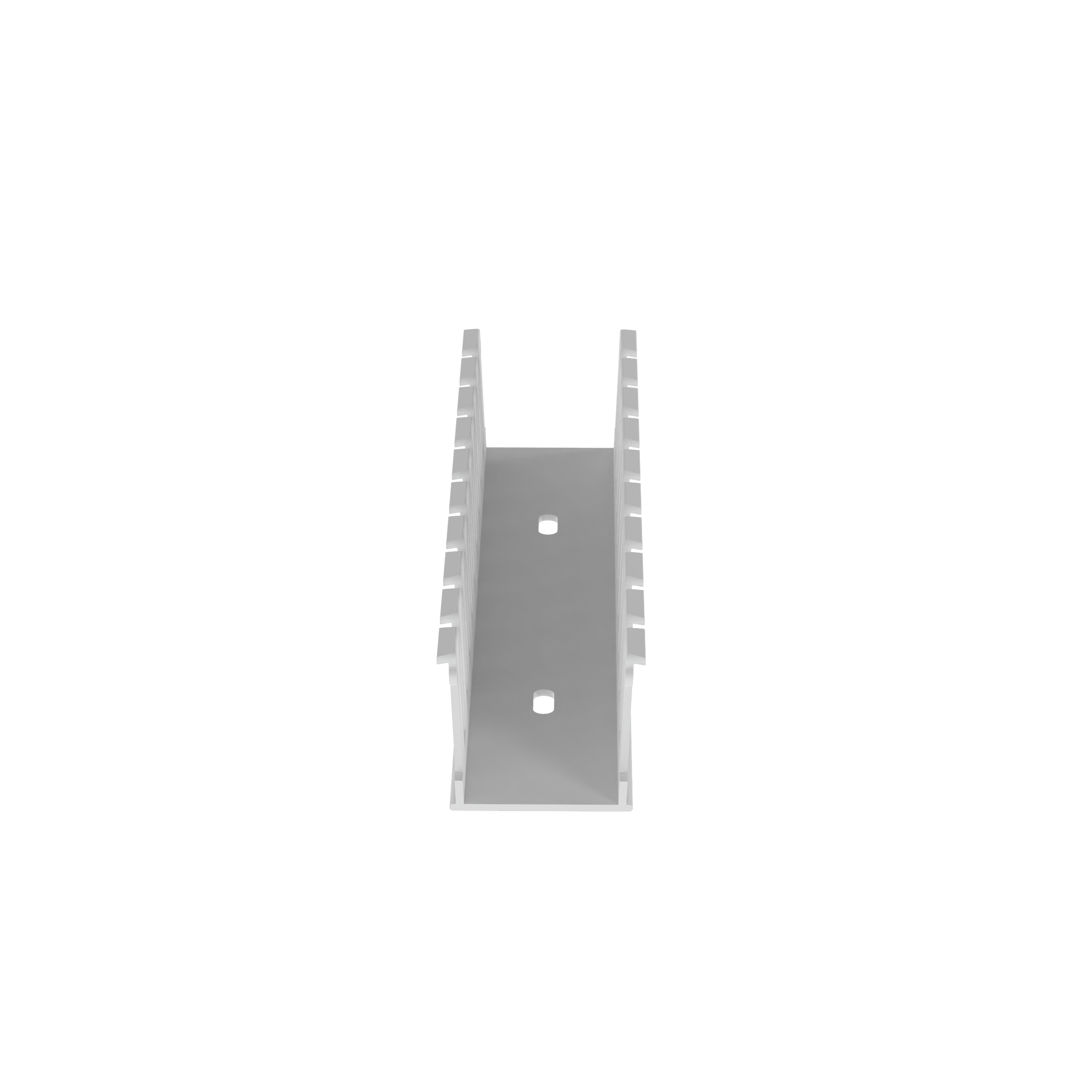 Product image for Panduit NE1.5X1.5WH6 Slotted Duct, Halogen Free,1.5"X1.5"X6',White