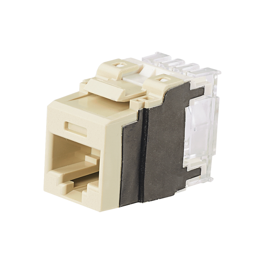 NetKey Cat 6A Punchdown Jack, Electric Ivory