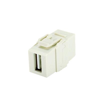NetKey® USB 2.0 Coupler Module, Off White