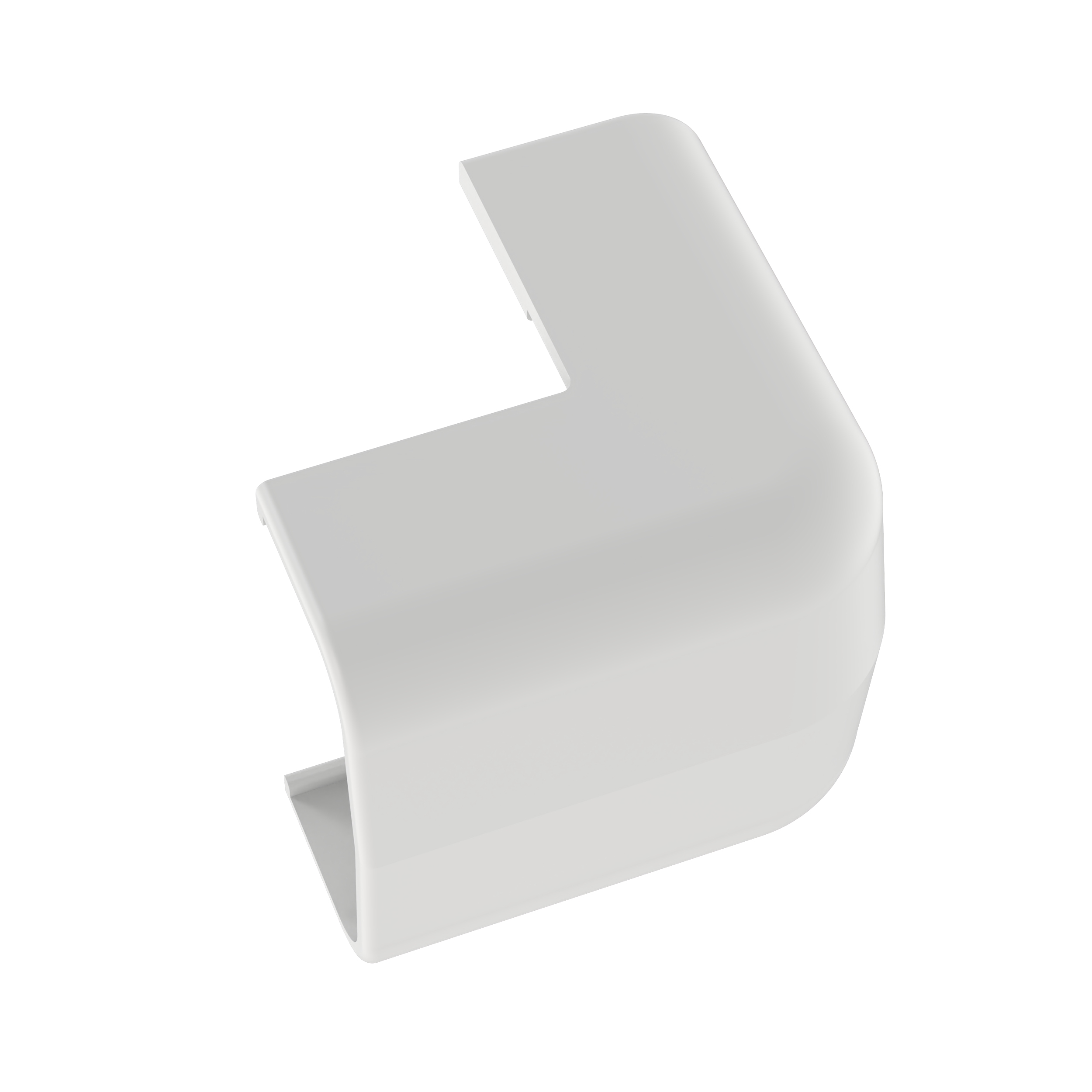 Product image for Panduit OCF5WH-E Surface Raceway, LD5 Low Voltage Outside Corner Fitting, White