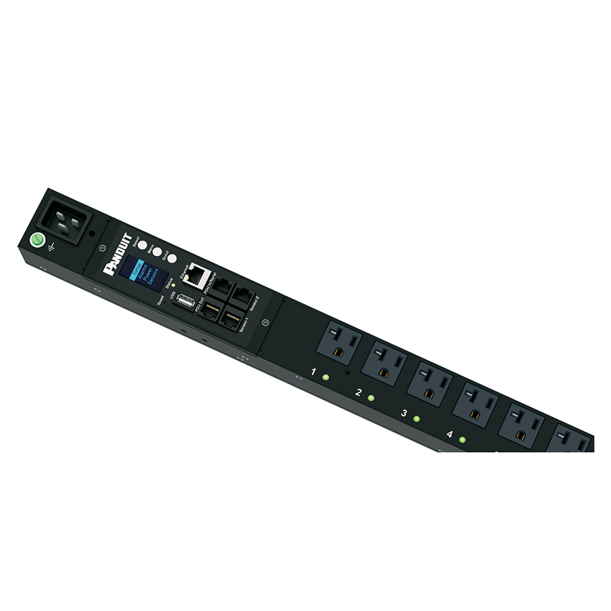 Product image for PAN P12E22M MS PDU, 20AMP, 120V, (1