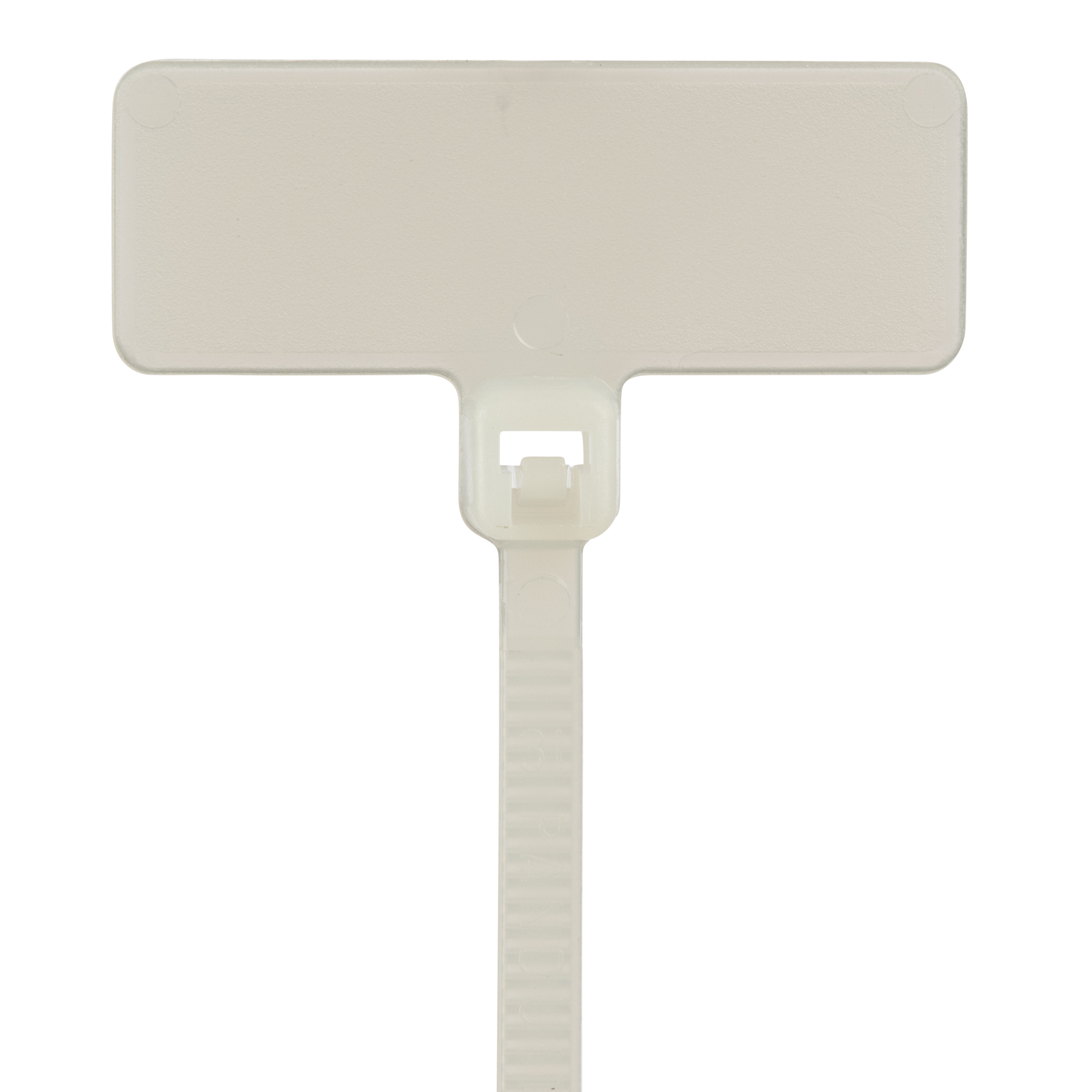 Product image for Panduit PLF1MB-M Marker Tie, Flag, 4.0"L (101mm), Miniature, Nylon, Natural