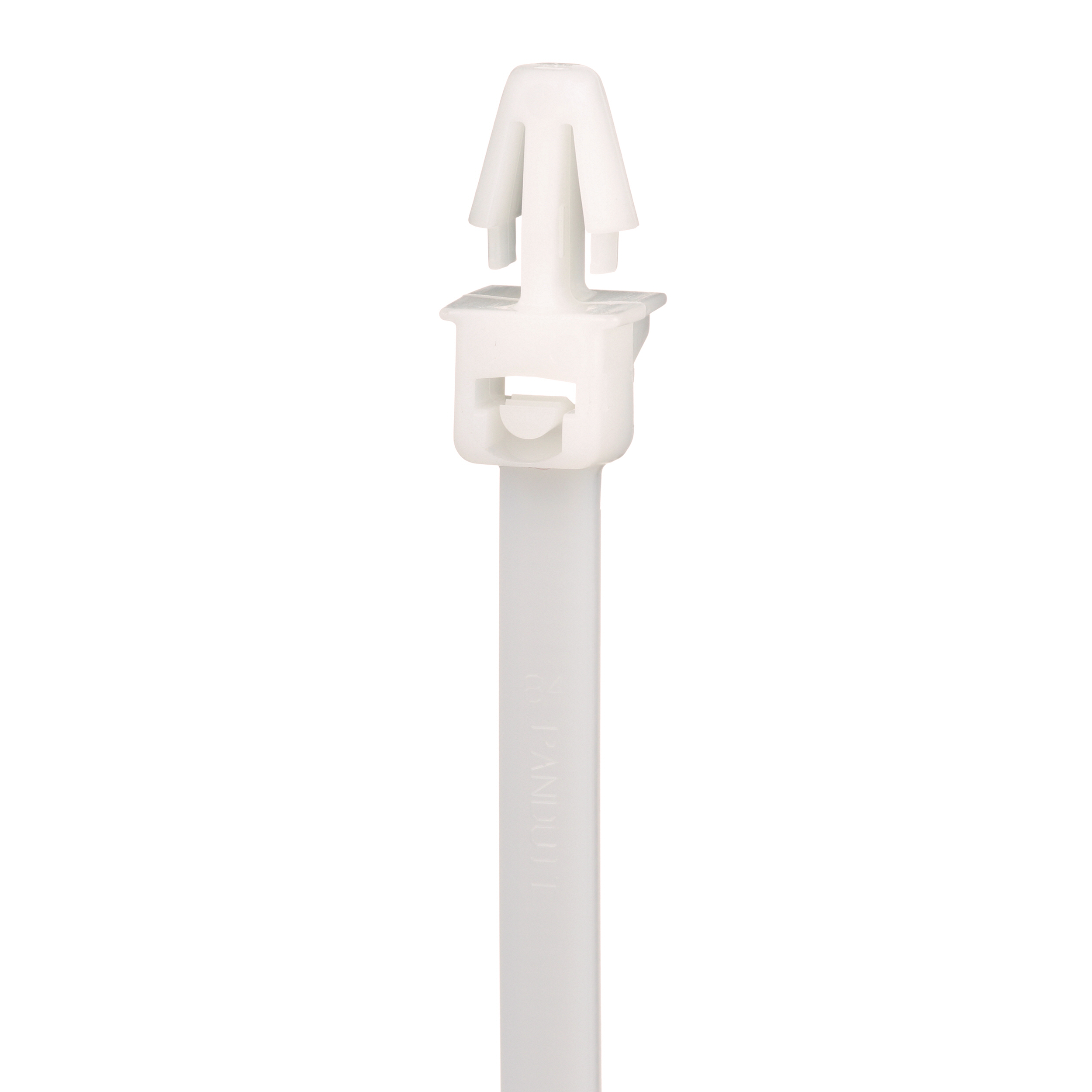 Product image for Panduit PLP1.5S-M Push Mount Tie, 6.7"L (170mm), Standard, Nylon, Natural
